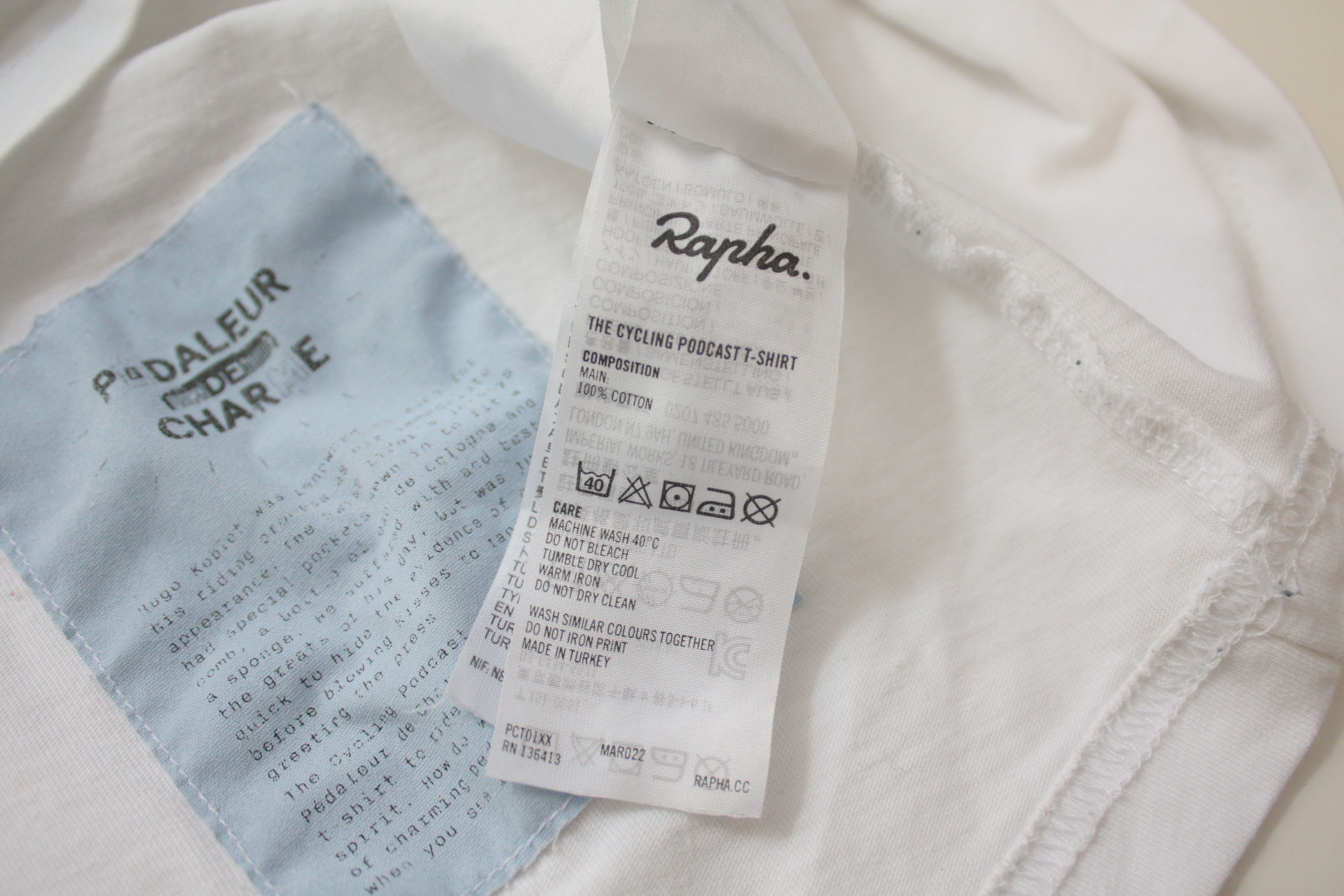 Rapha Rapha The Cycling Podcast T-Shirt White Large Size US L / EU 52-54 / 3 - 9 Thumbnail