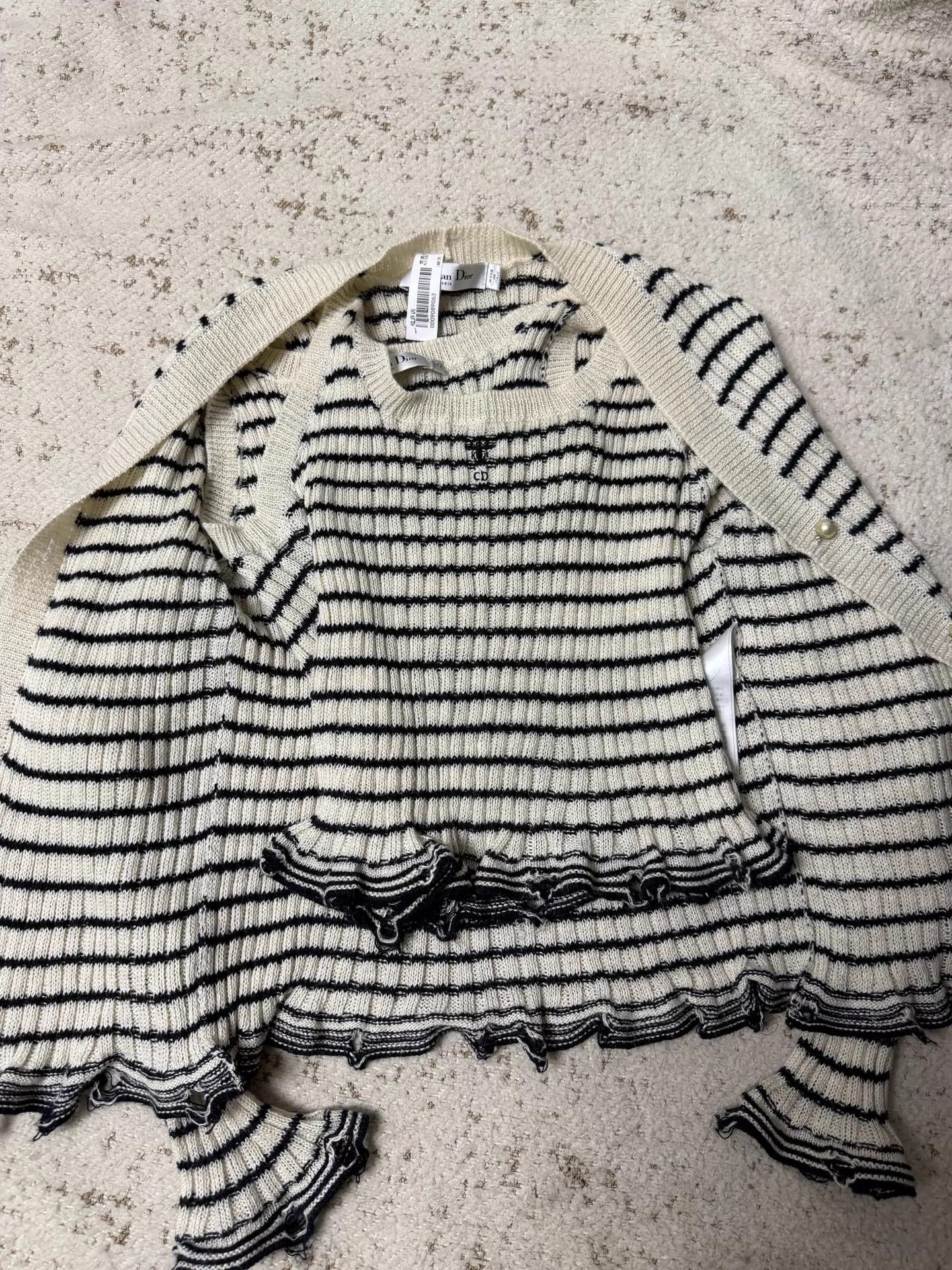 Dior Dior 2-Piece Vest & Cardigan Set Size 40 Size M / US 6-8 / IT 42-44 - 2 Thumbnail
