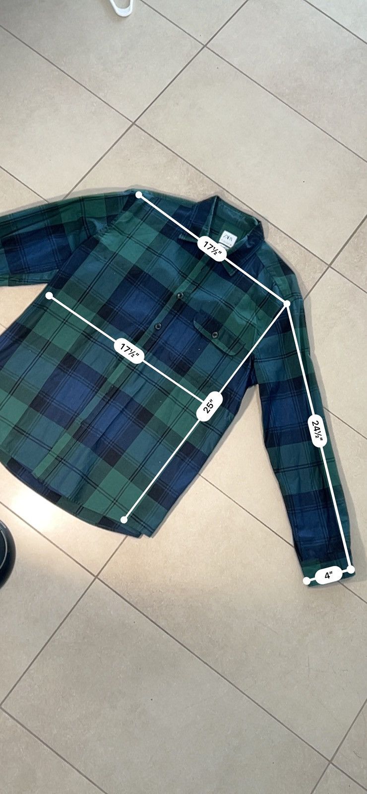 Zara ZARA Squared Button Up Size US L / EU 52-54 / 3 - 3 Thumbnail