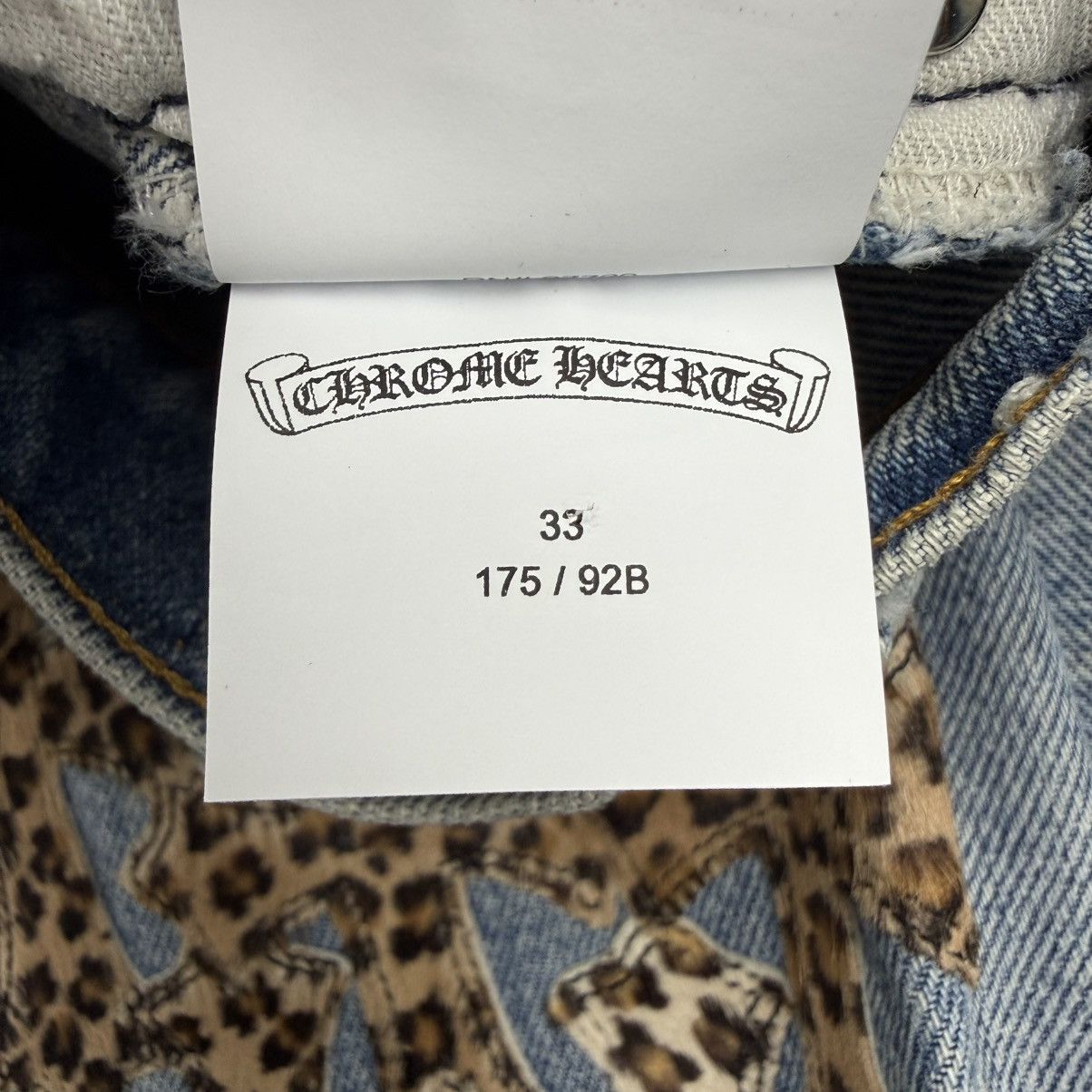 Chrome Hearts Chrome Hearts Cheetah Cross Patch Denim St. Barth Excluisve Size US 33 - 11 Thumbnail