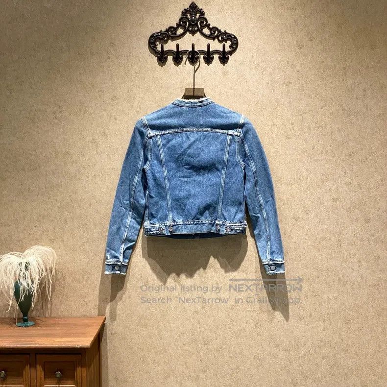 Acne Studios Acne Studios Washed Blue Denim Jacket Size XXS / US 00 / IT 34 - 2 Thumbnail