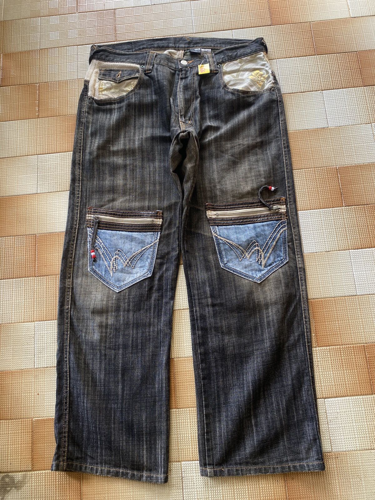 Japanese Brand Vintage juvenile delinquen multi pocket denim Size US 38 / EU 54 - 1 Thumbnail