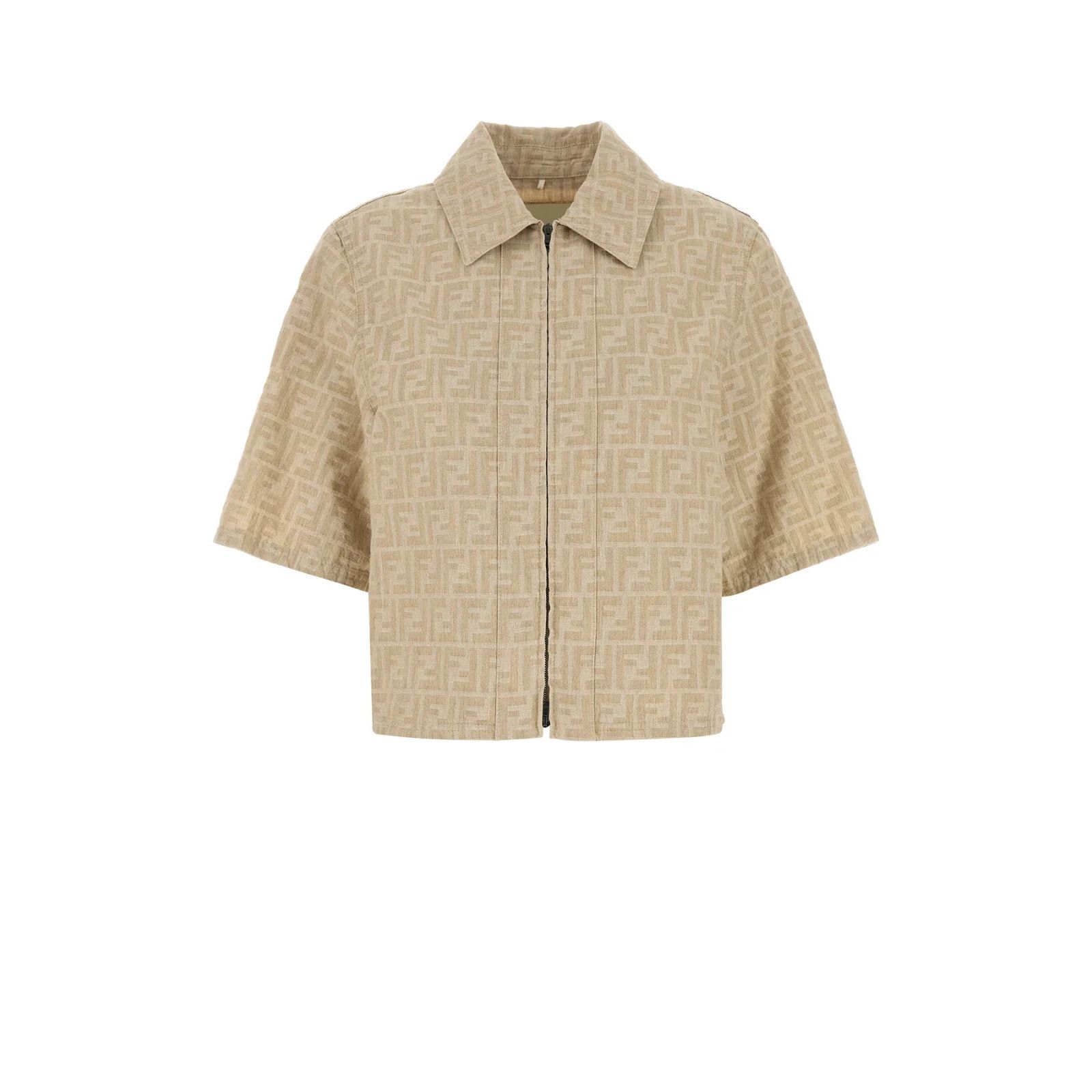 FENDI Embroidered Denim Shirt New & Authentic (Women's size:
