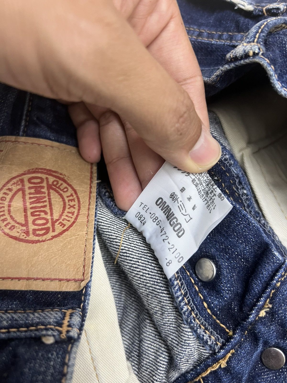 OMNIGOD Omnigod blue denim wash Size 29" - 7 Thumbnail