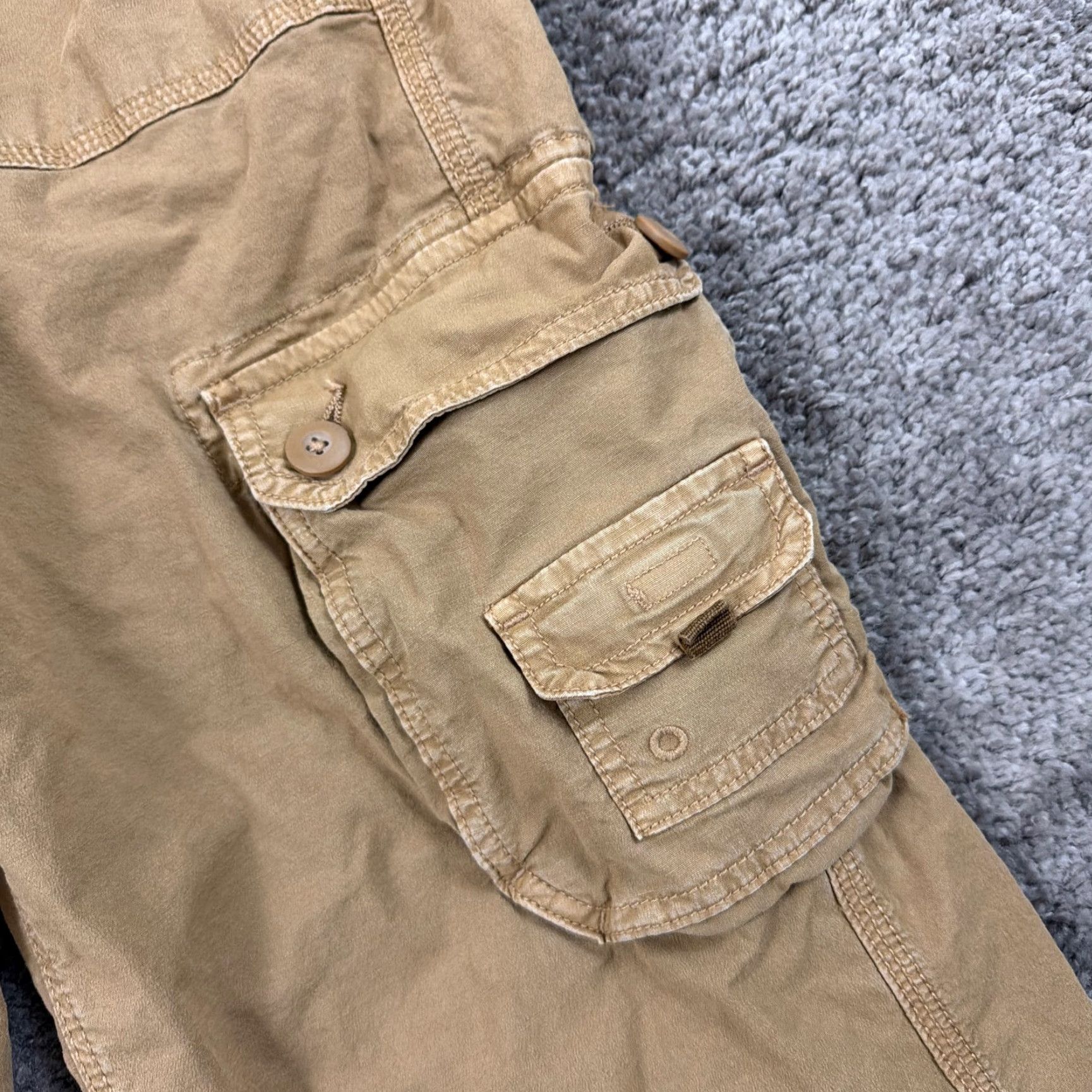 American Eagle Outfitters American Eagle Outfitters Pants Womens 4 Brown Jogger Cargo Mid Rise Ankle Tie 26x31 Size 27" / US 4 / IT 40 - 3 Thumbnail