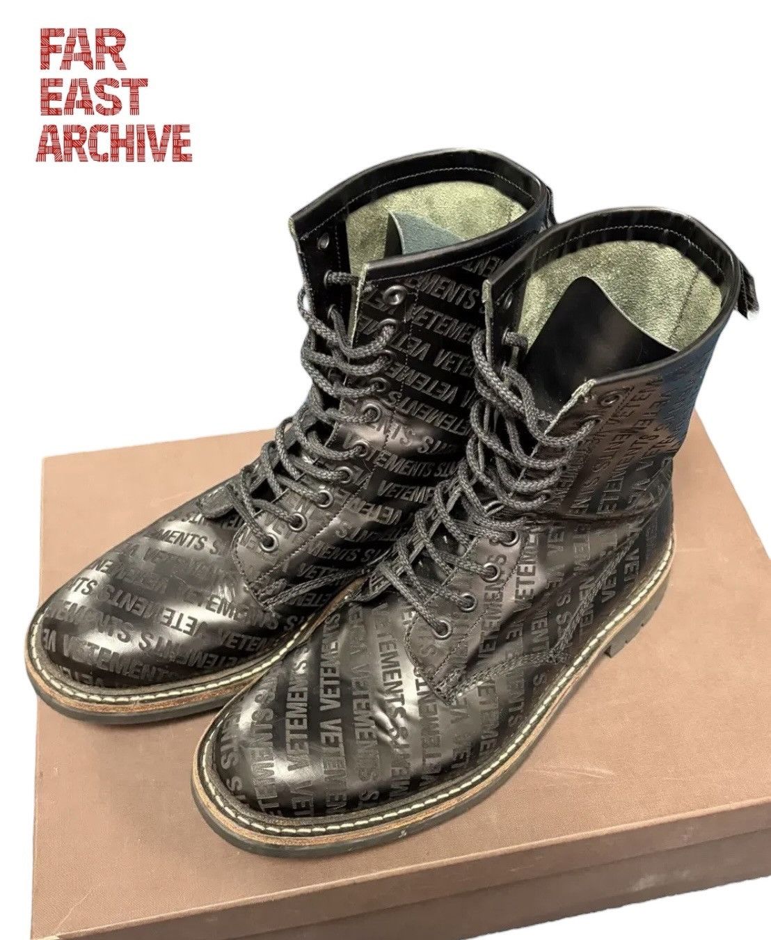 Church's × Vetements Vetements x Church’s Combat Boots Size US 8.5 / EU 41-42 - 1 Thumbnail