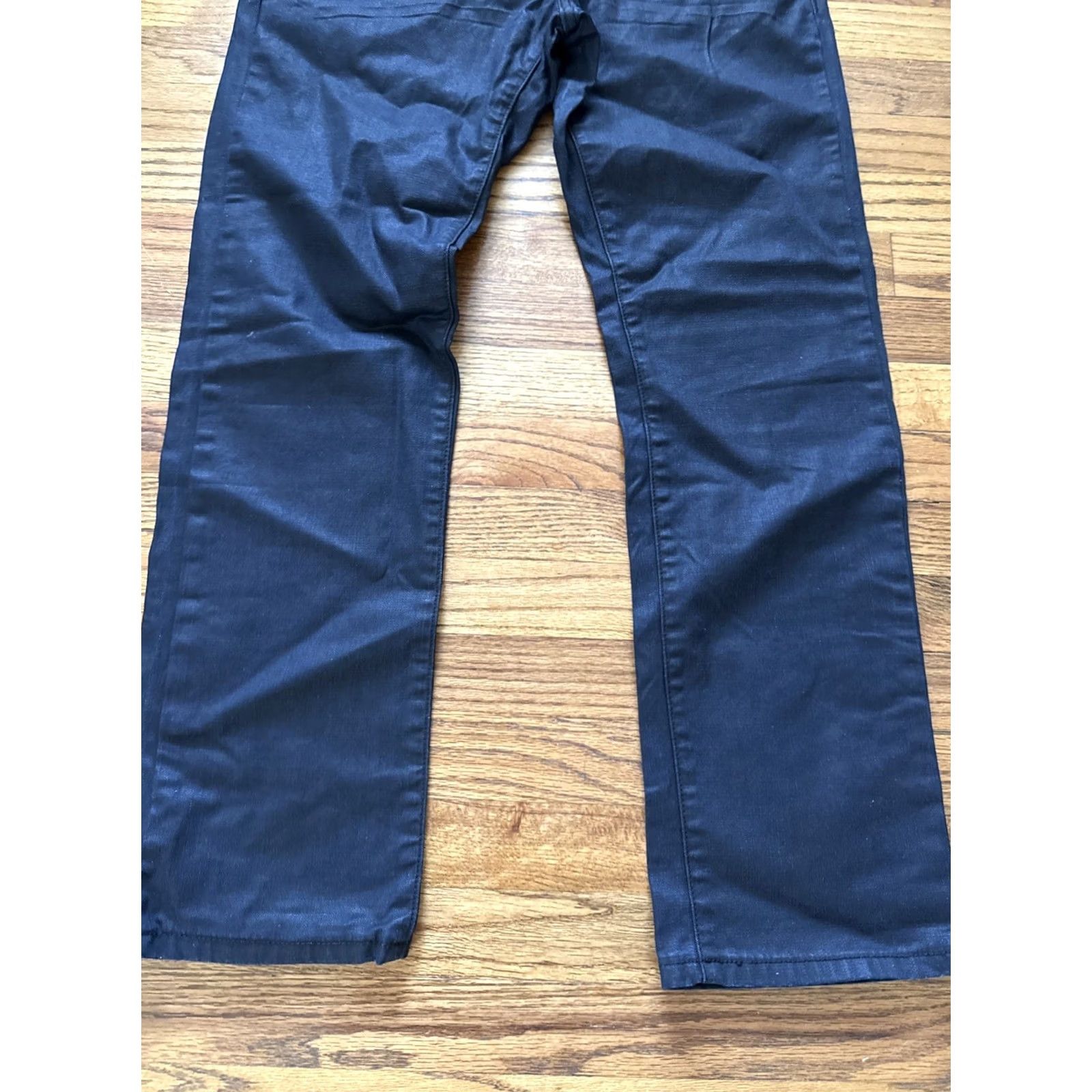 Vintage INC Berlin Slim Straight Jeans 33/30 Black Men Regular Slim NWT C26 Size US 33 - 3 Thumbnail