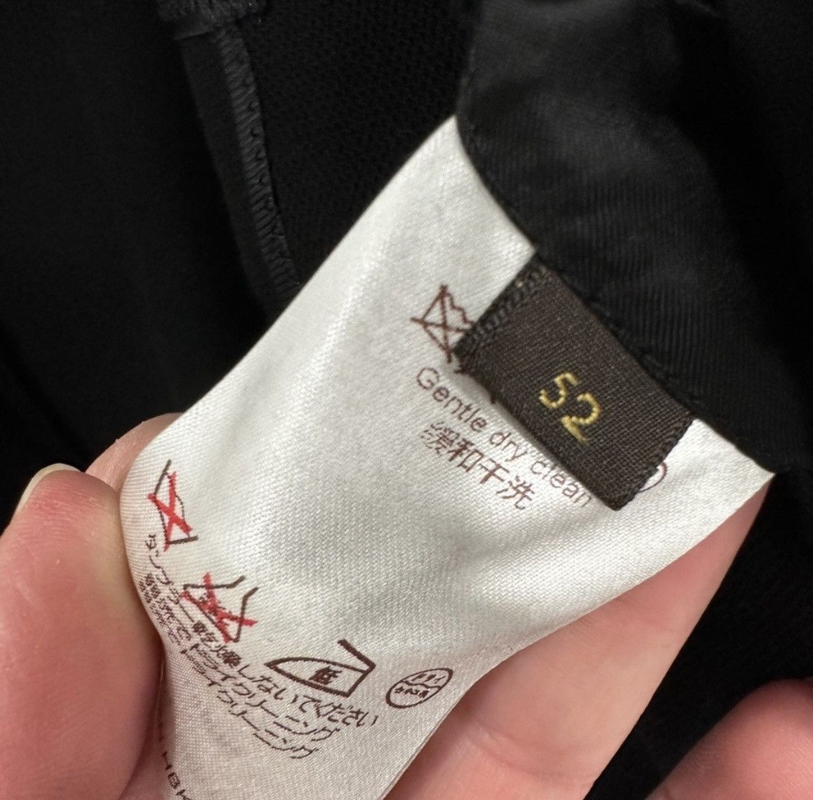 Louis Vuitton Men’s Peacoat Navy Size 52