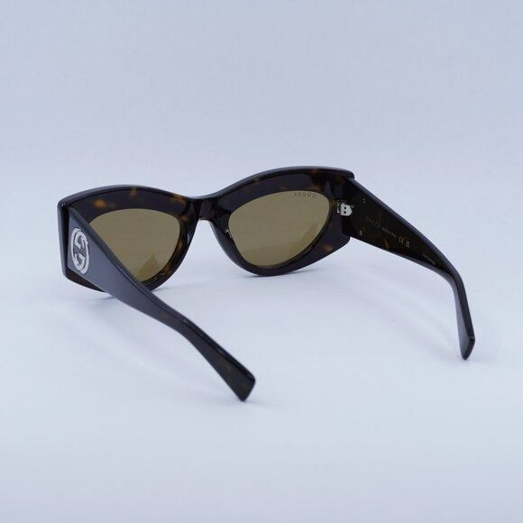 Gucci 🕶️ New Gucci GG1843S 002 Sunglasses - Havana Frame, Brown Size ONE SIZE - 9 Thumbnail