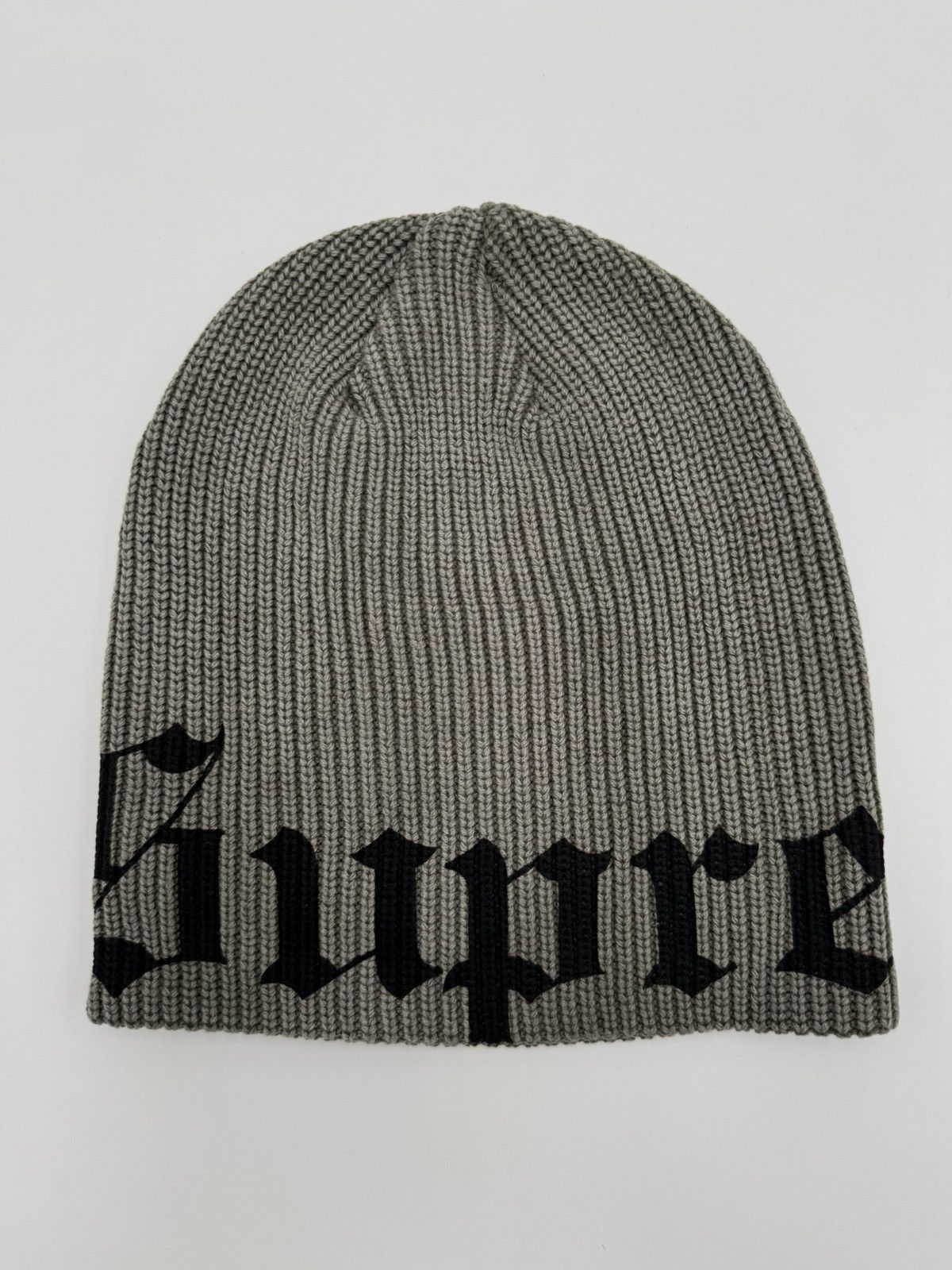 Supreme Supreme Old English Printed Beanie Olive -IN HAND SHIPS