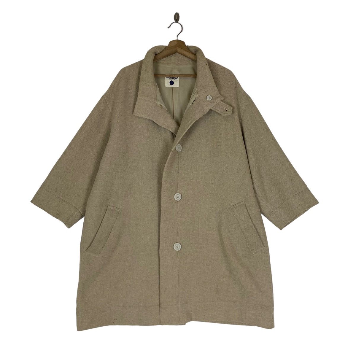 Issey Miyake ✨Issey Miyake Plantation wool oversize long coat Size US M / EU 48-50 / 2 - 2 Thumbnail