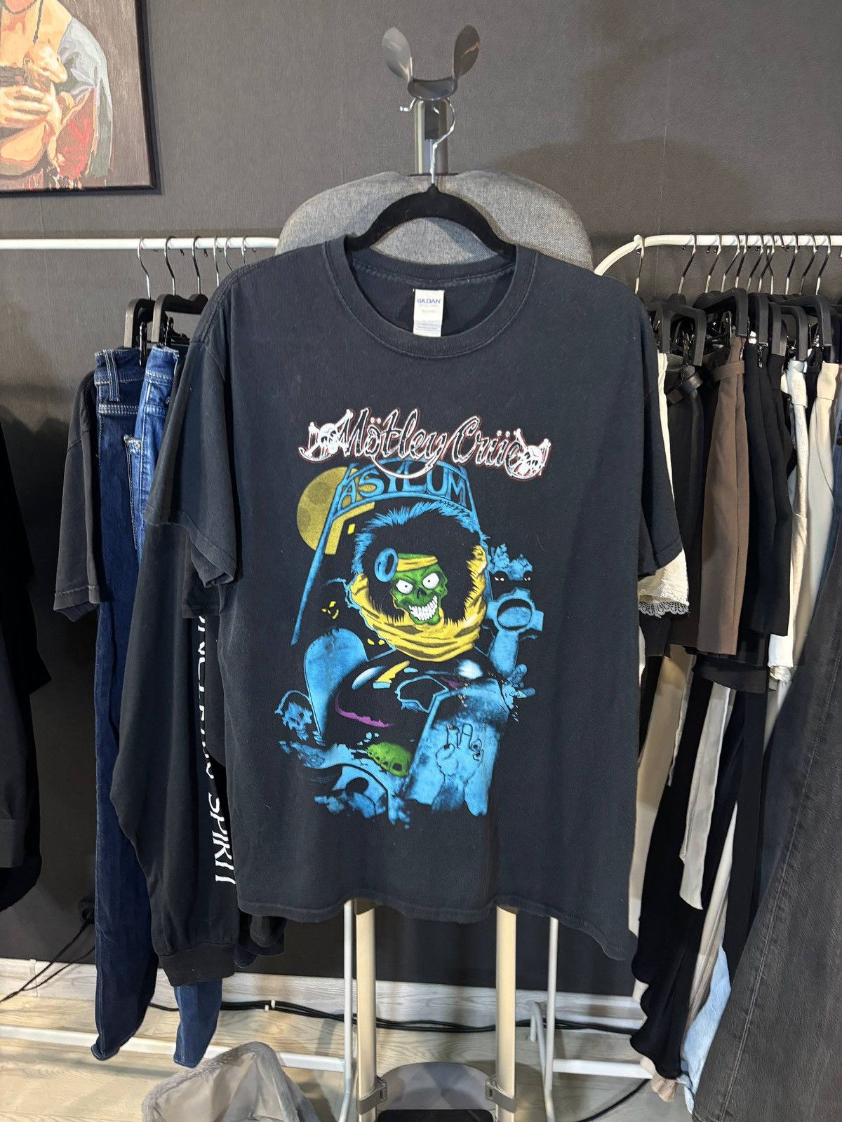 Motley Crue Feelgood Graveyard vintage T-shirt Size:L