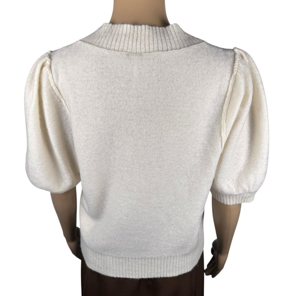 Free People Free People Staycation Cashmere Pullover In Cream Size M Size M / US 6-8 / IT 42-44 - 4 Thumbnail