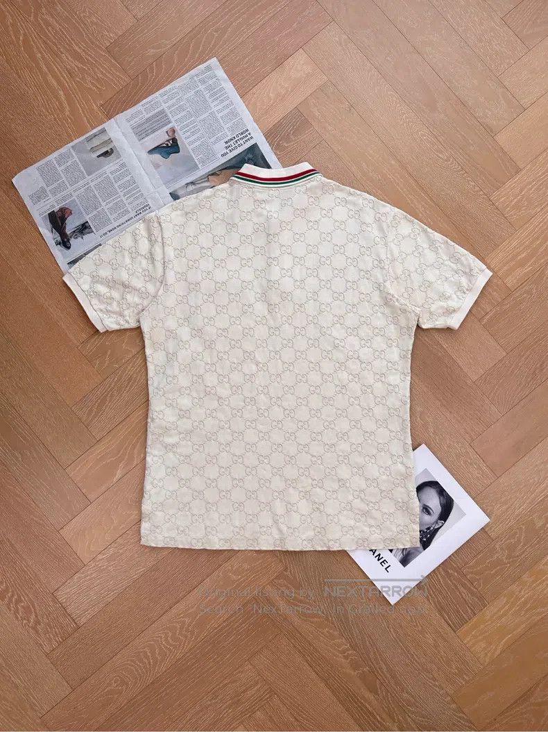 Gucci Gucci Logo printed short-sleeved polo shirt Size US XL / EU 56 / 4 - 2 Thumbnail