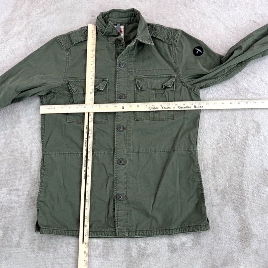 Relwen Relwen Field Jacket Shirt Military Green Organic Cotton Men Medium Size US M / EU 48-50 / 2 - 6 Thumbnail