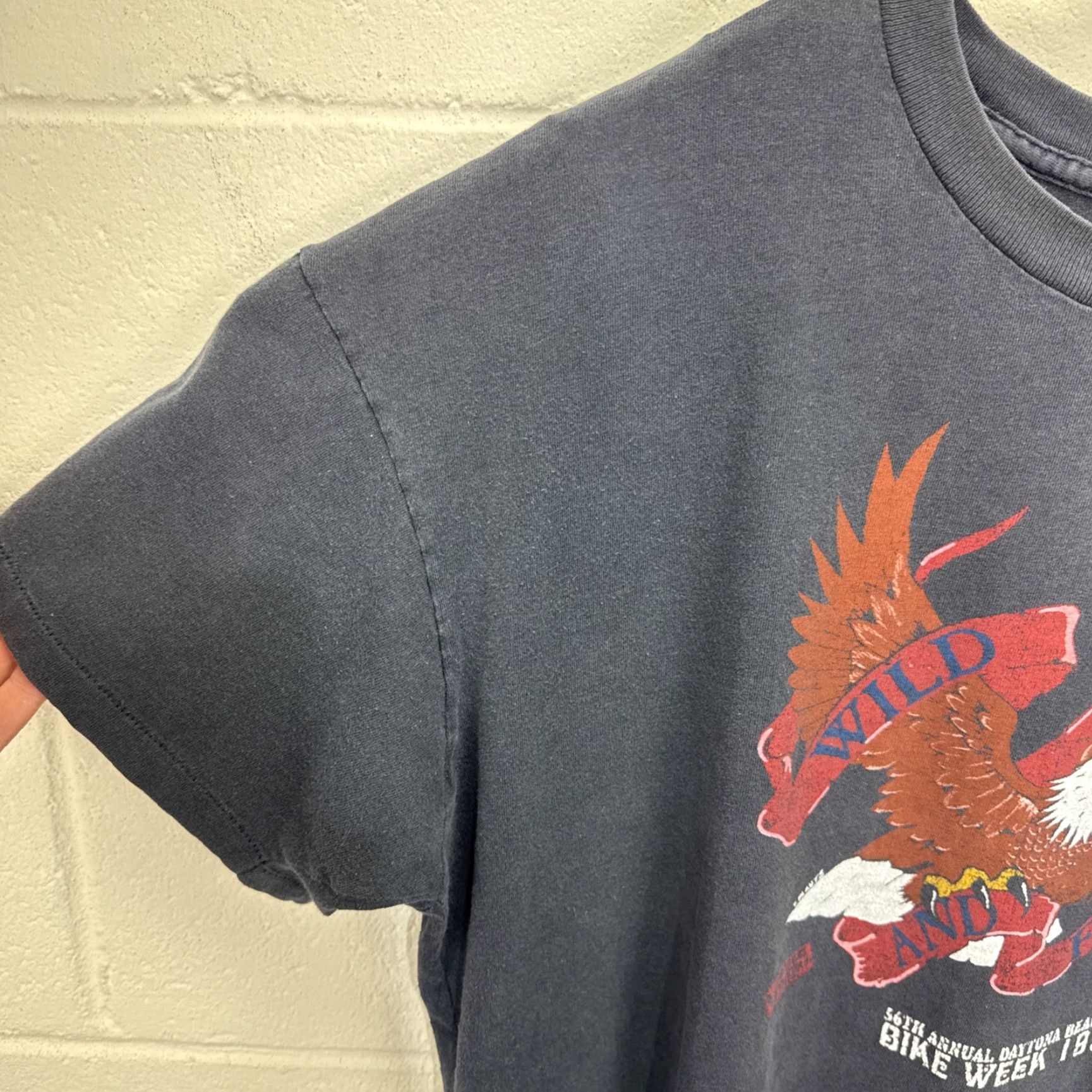 Vintage VINTAGE Cove Creek Motorcycle T Shirt XL Black Faded 90s Biker Harley Davidson Mens Size US XL / EU 56 / 4 - 6 Thumbnail