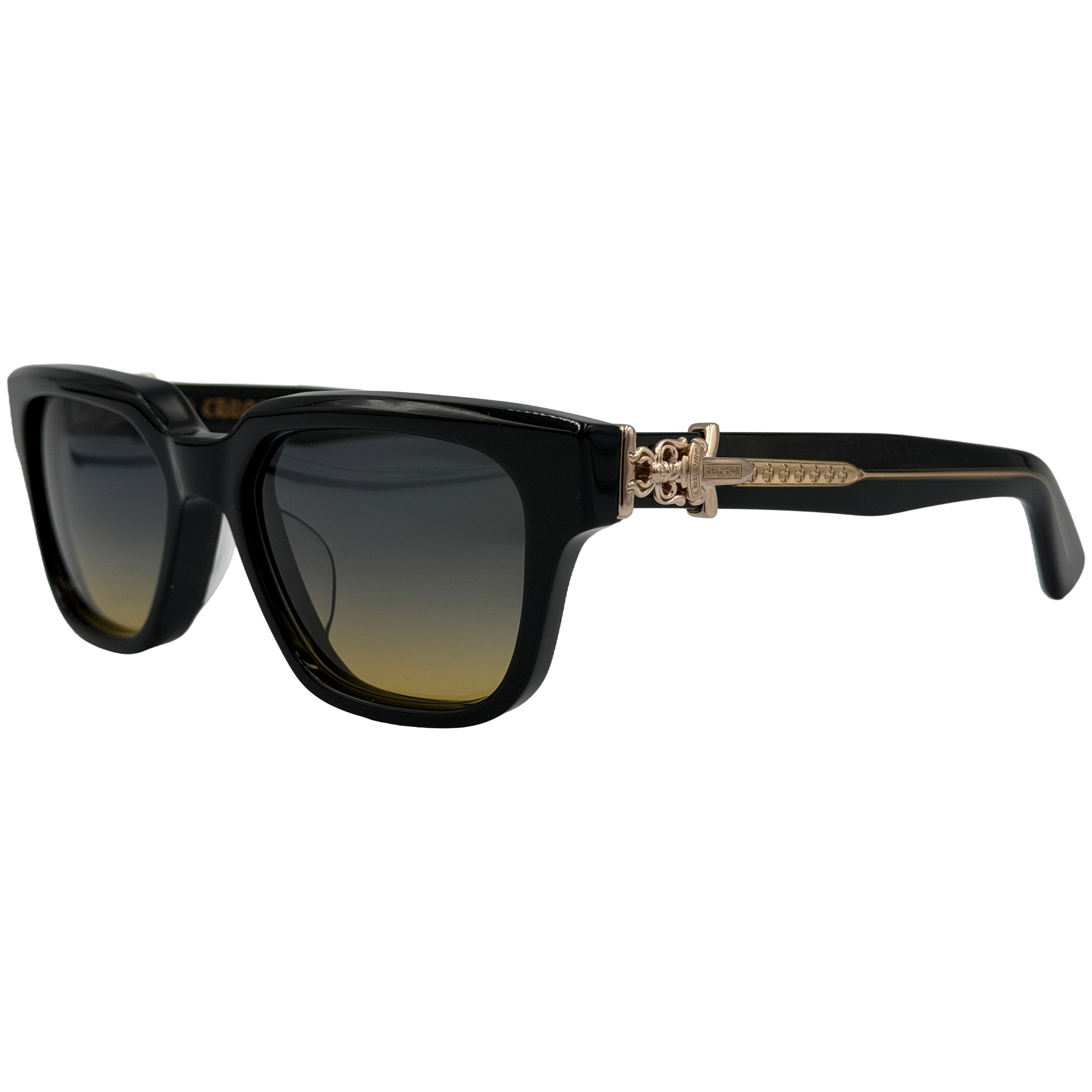 Chrome Hearts Vagillionaire II Sunglasses Black/Gold Size ONE SIZE - 1 Preview