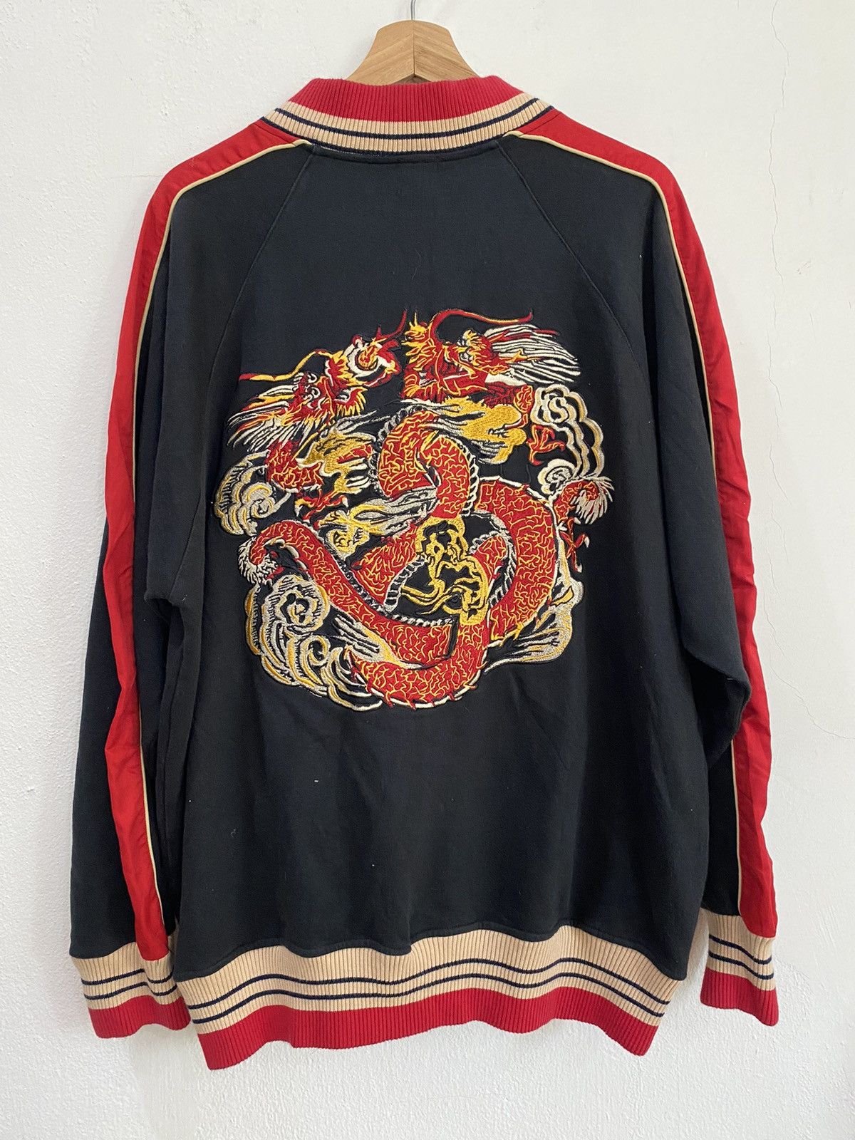 Japanese Brand × Vintage 🔥Rare Sukajan Embroidery Dragon Size US XL / EU 56 / 4 - 1 Thumbnail