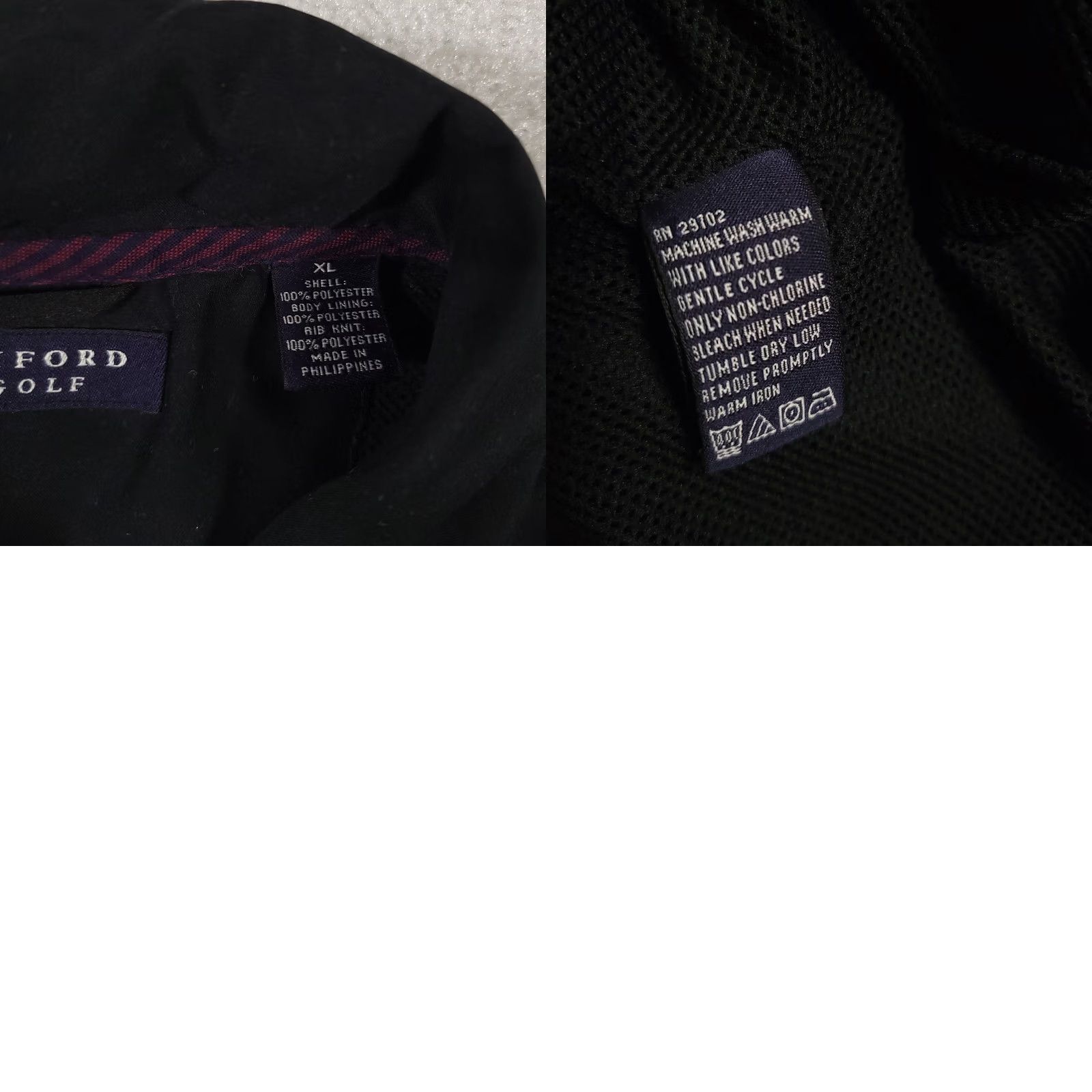 Vintage VINTAGE Oxford Golf Jacket Mens XL Black Performance Zip Off Sleeves Collared Size US XL / EU 56 / 4 - 10 Thumbnail