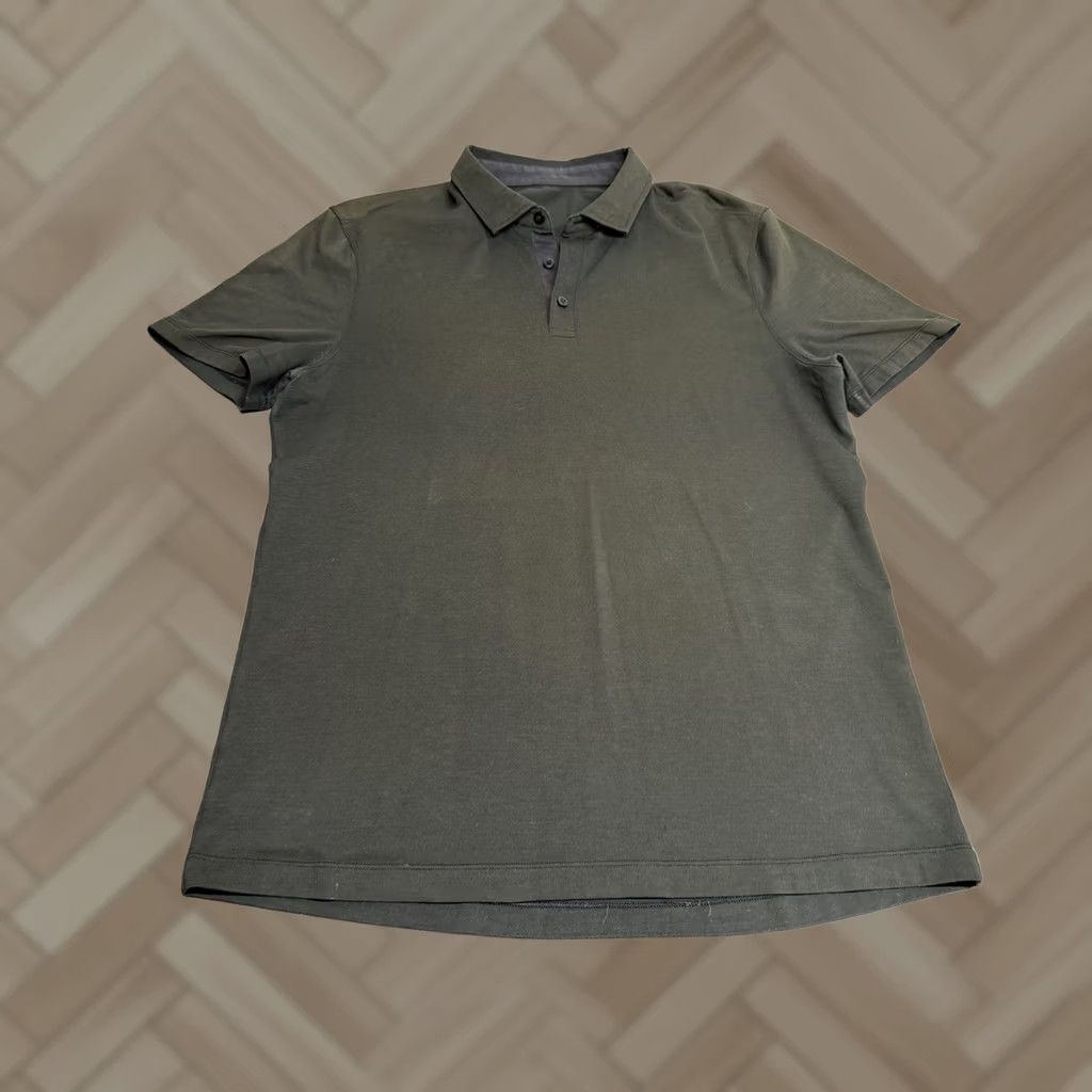 Lululemon Lululemon Polo Shirt Black Short Sleeve N/A Size L Men Activewear Golf Tennis Casual Running Moisture Wicking Breathable Logo Knit Modern Preppy 90s? Size US L / EU 52-54 / 3 - 1 Thumbnail