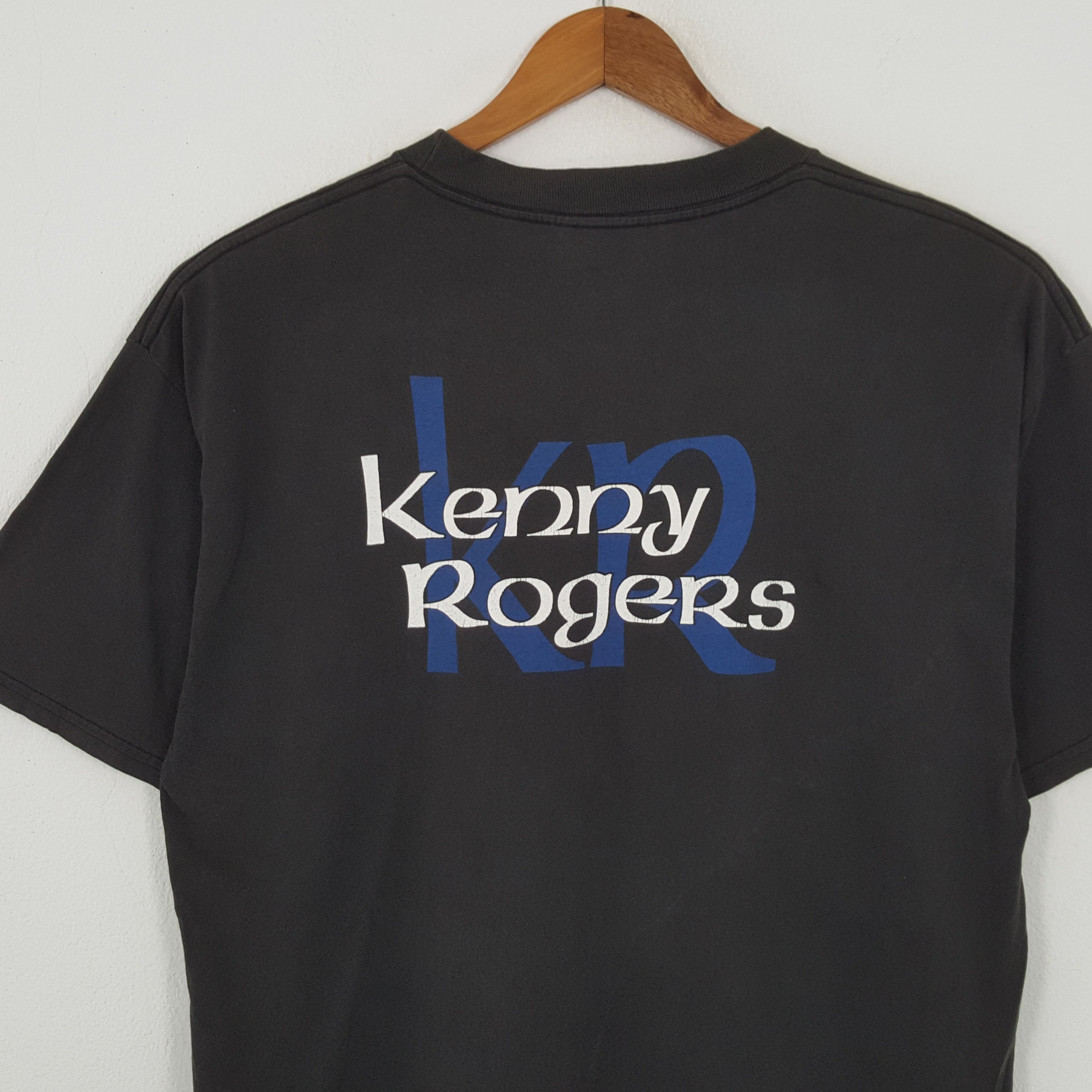 Band Tees × Vintage Vintage 90's KENNY ROGERS American Promotion T-Shirts Size US XL / EU 56 / 4 - 4 Thumbnail