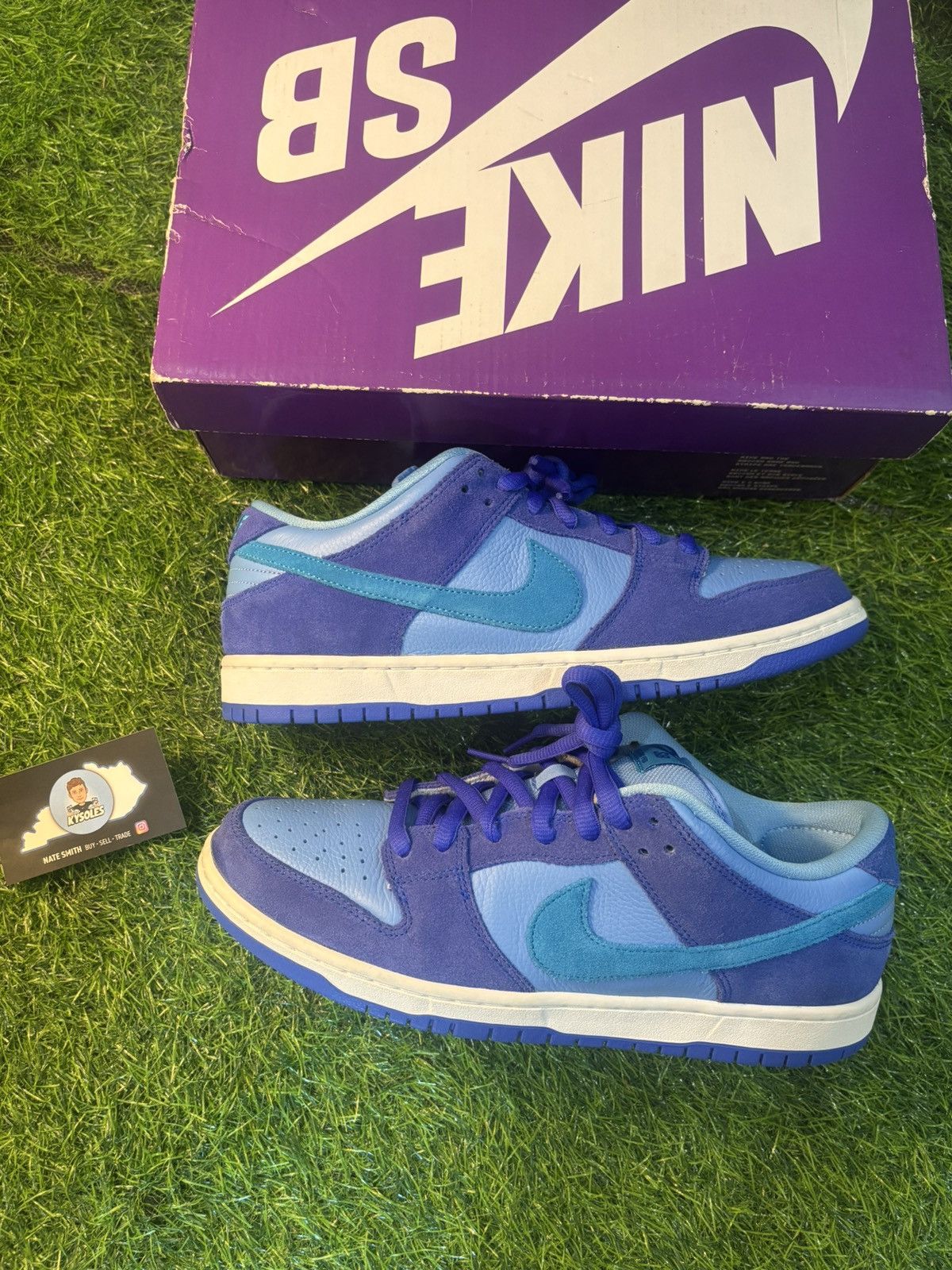 Nike Nike sb dunk low Blue Raspberry Size US 11 / EU 44 - 1 Thumbnail