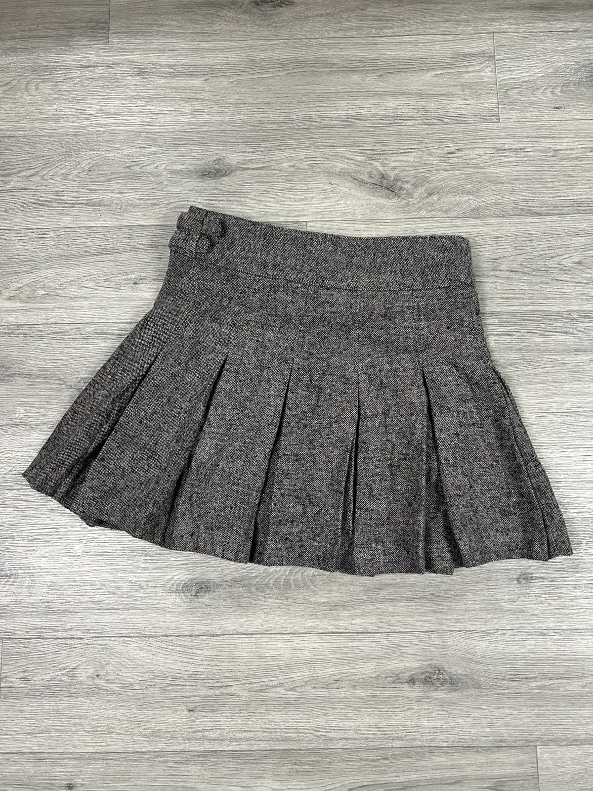 Other Max Studio Gray Skater Mini Skirt Size 25" / US 0 / IT 36 - 2 Thumbnail