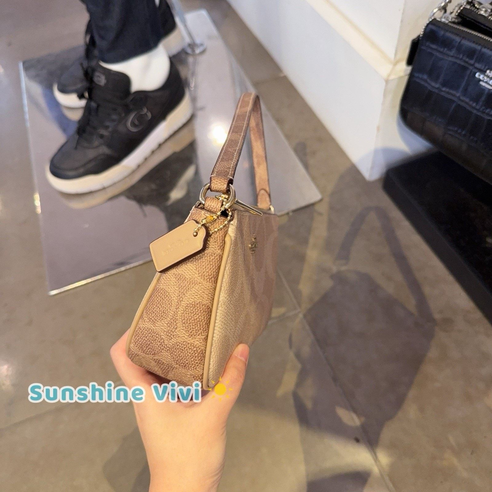Coach NWT Coach Nolita 19 Signature Canvas CZ979, Gold/Sand/Tan Size ONE SIZE - 2 Thumbnail