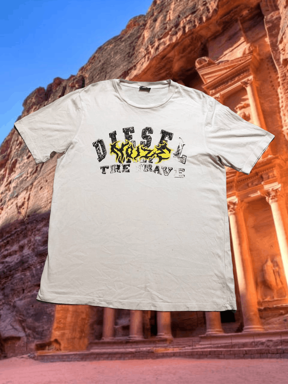 Diesel Diesel Vintage white T-Shirt big print crazy Y2K size L Size US L / EU 52-54 / 3 - 1 Thumbnail