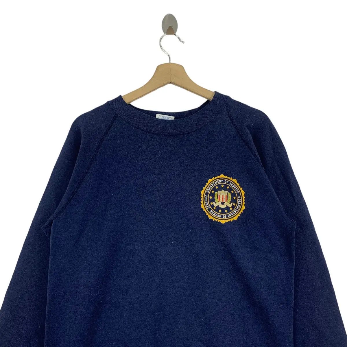 Vintage Vintage 80’ FBI Federal Bureau Investigation Justice Size L / US 10 / IT 46 - 2 Thumbnail