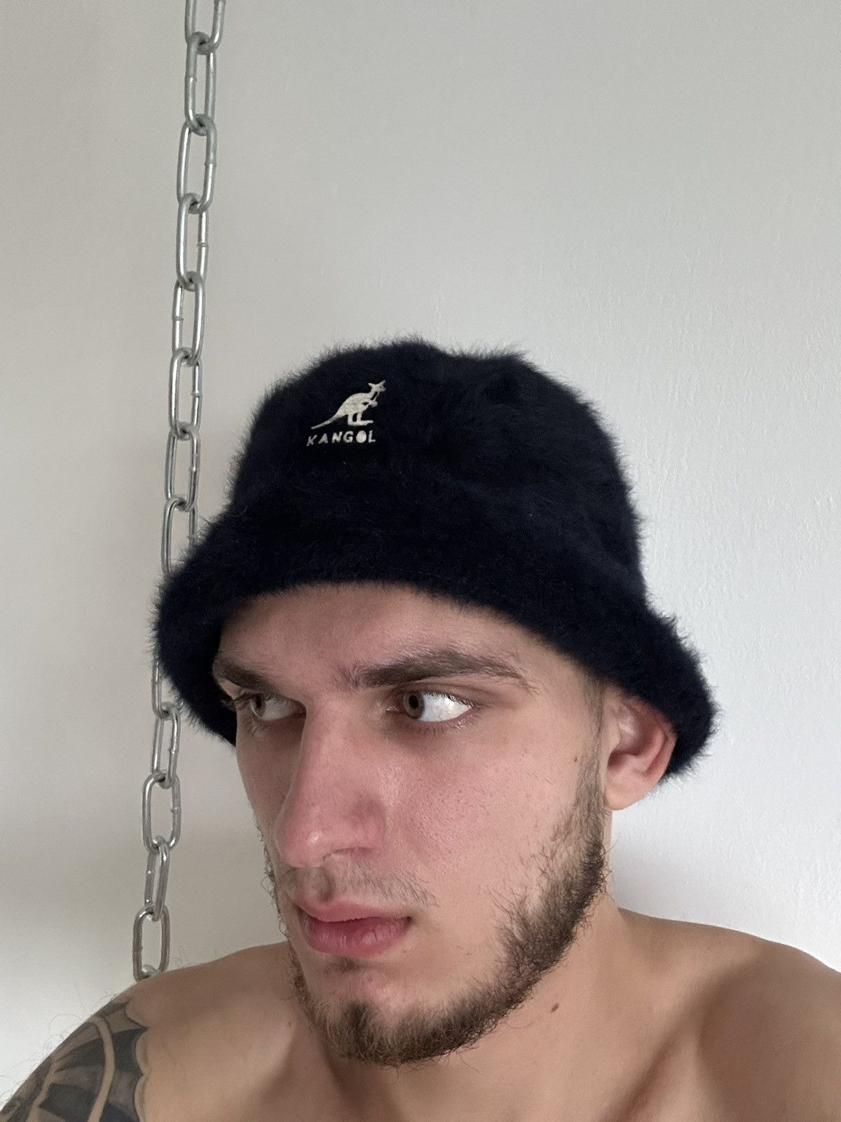 Kangol × Vintage Men's Kangol Navy Lahinch Furgora Bucket Hat Size ONE SIZE - 2 Thumbnail
