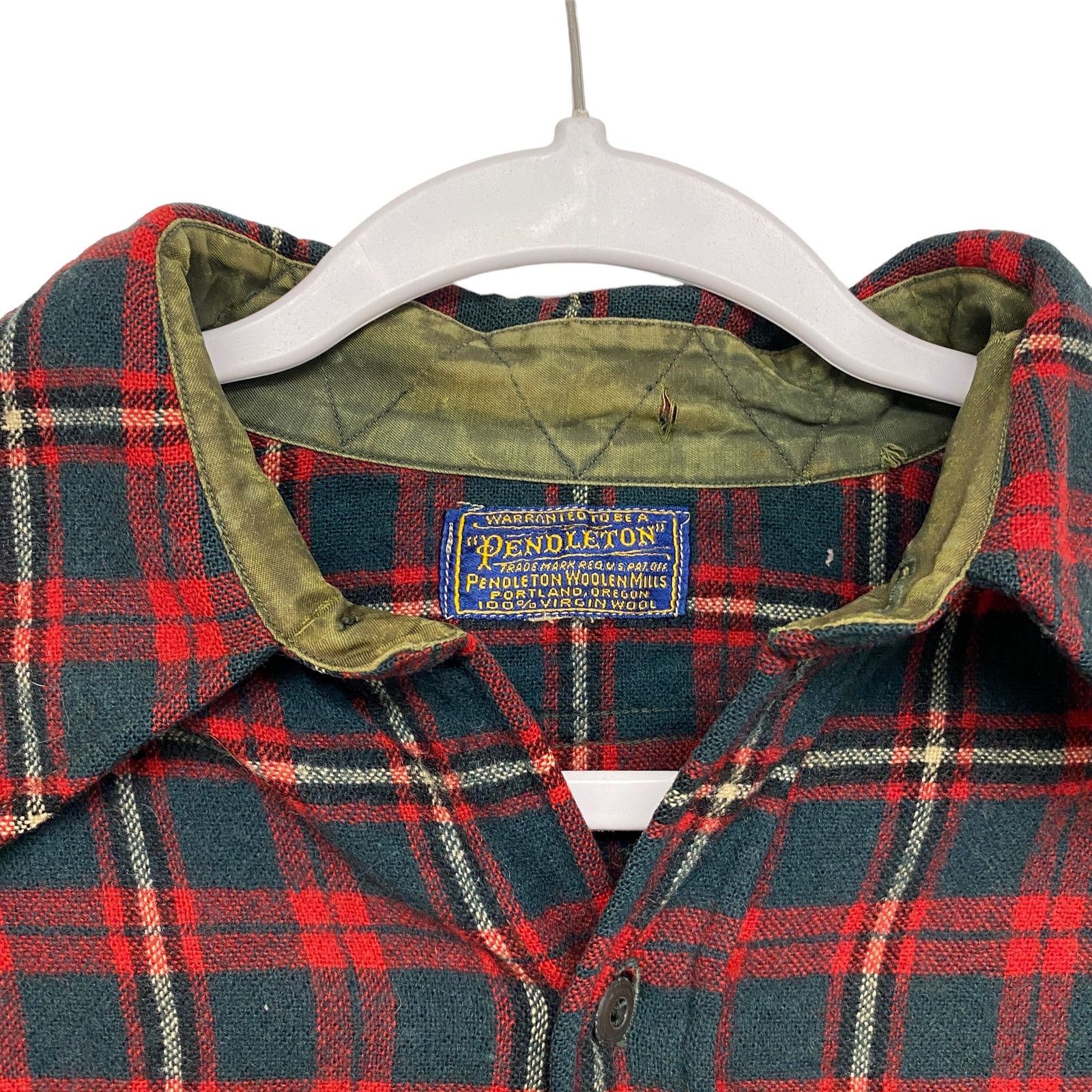 Pendleton Vintage Pendleton Mens USA Wool Long Sleeve Button Up Shirt Size US L / EU 52-54 / 3 - 7 Thumbnail