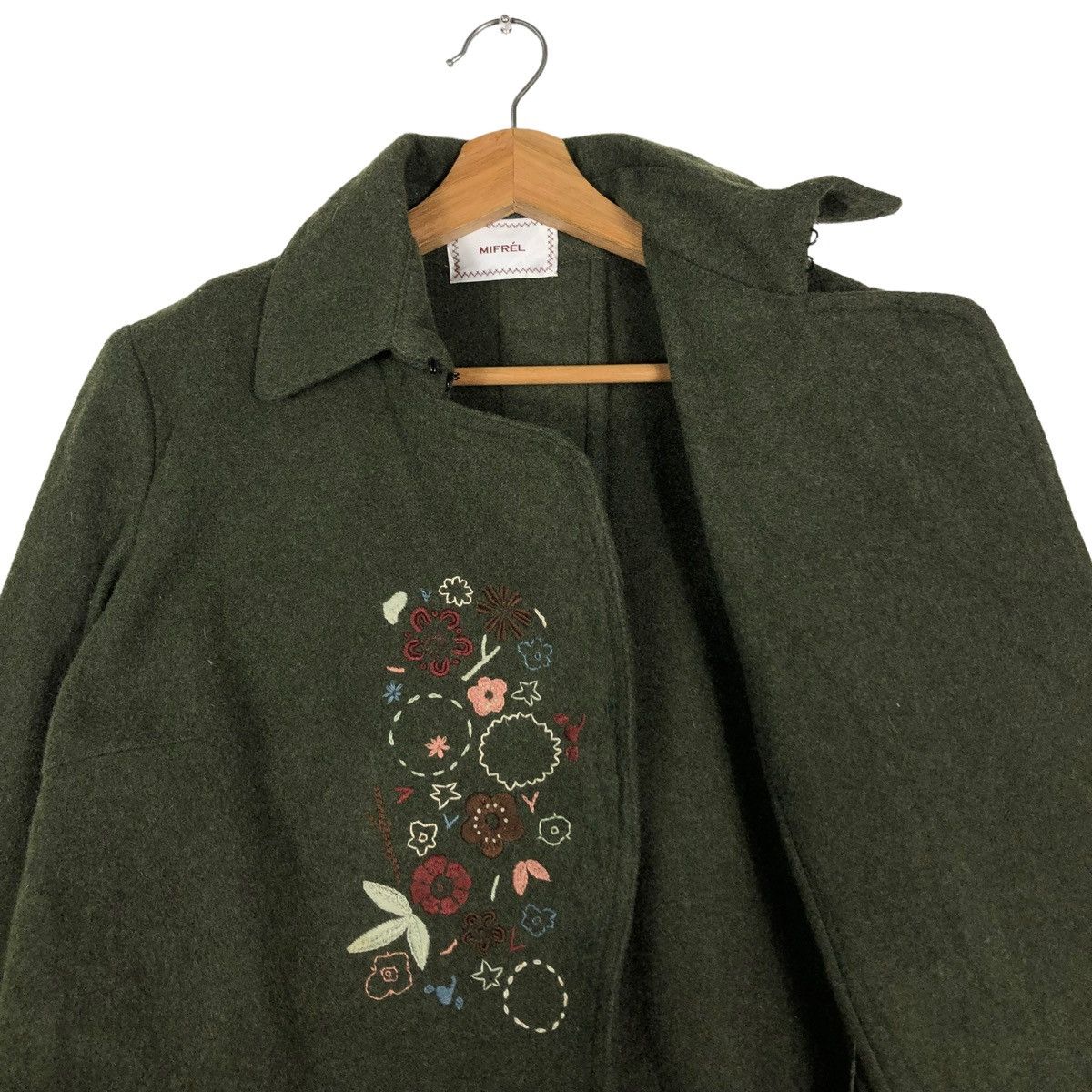 Japanese Brand 🔥CROPPED WOOL BIKER JACKET MIFREL JAPAN ISSEY MIYAKE Size US M / EU 48-50 / 2 - 12 Thumbnail