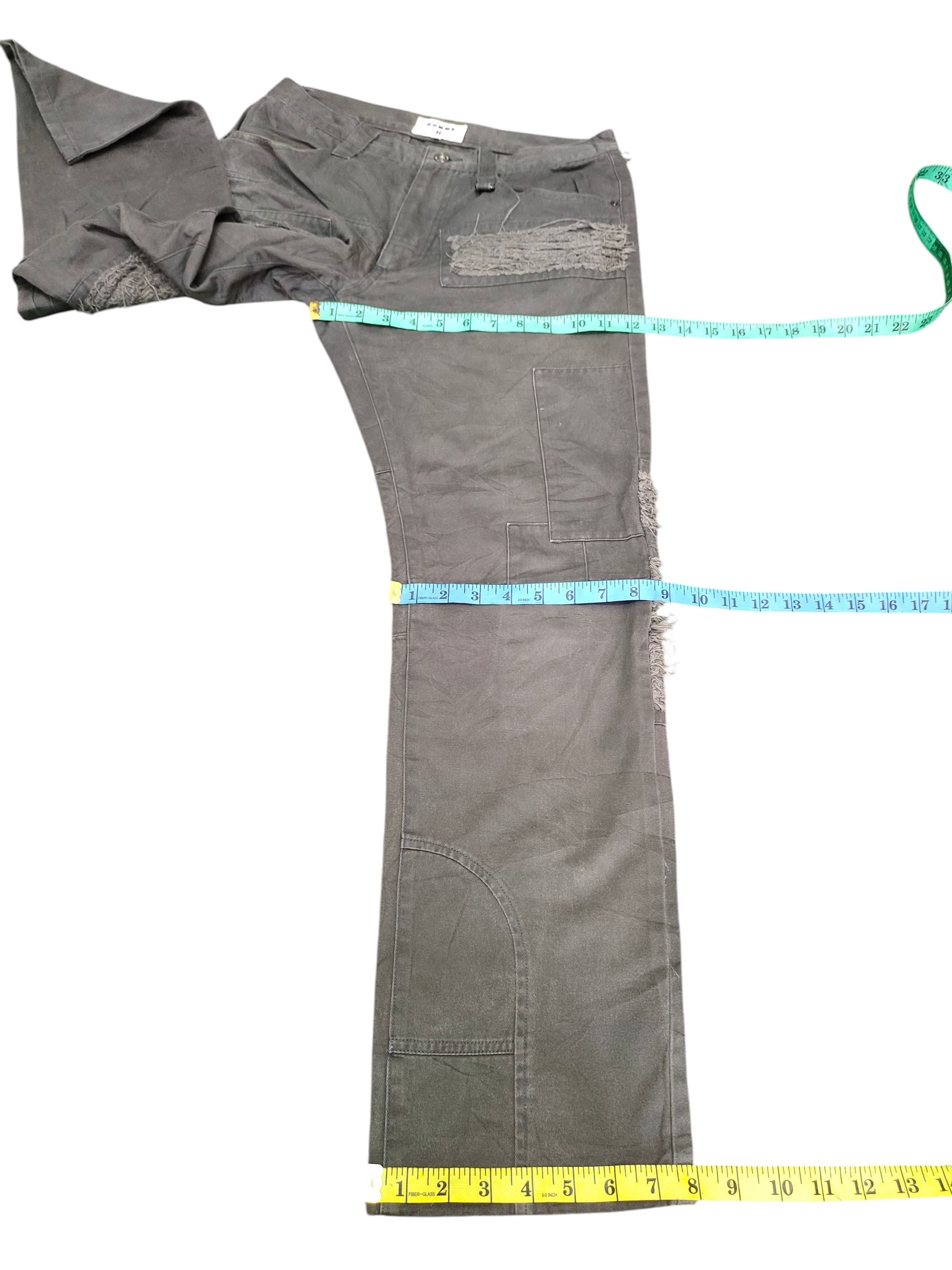 Yohji Yamamoto Gomme Homme By Yohji Yamamoto Patchwork Trouser Pants Size US 30 / EU 46 - 15 Thumbnail