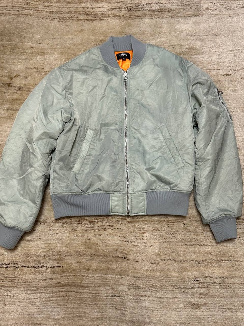 Stussy Stussy SS22 Dyed Nylon Bomber Jacket Q 20 Size US M / EU 48-50 / 2 - 1 Thumbnail