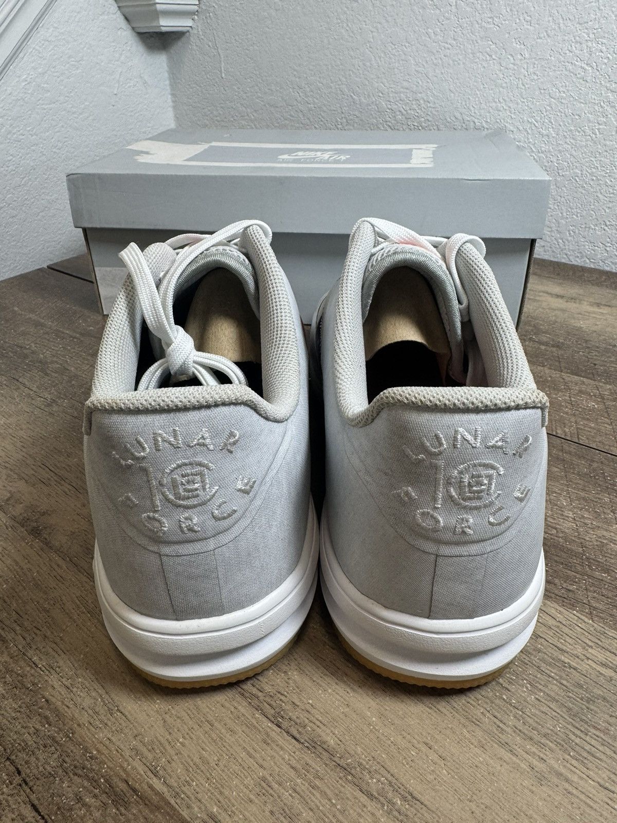 Nike SAMPLE NIKE 2015 AIR FORCE 1 LUNAR CLOT Size 12 RARE NEW Size US 12 / EU 45 - 4 Thumbnail