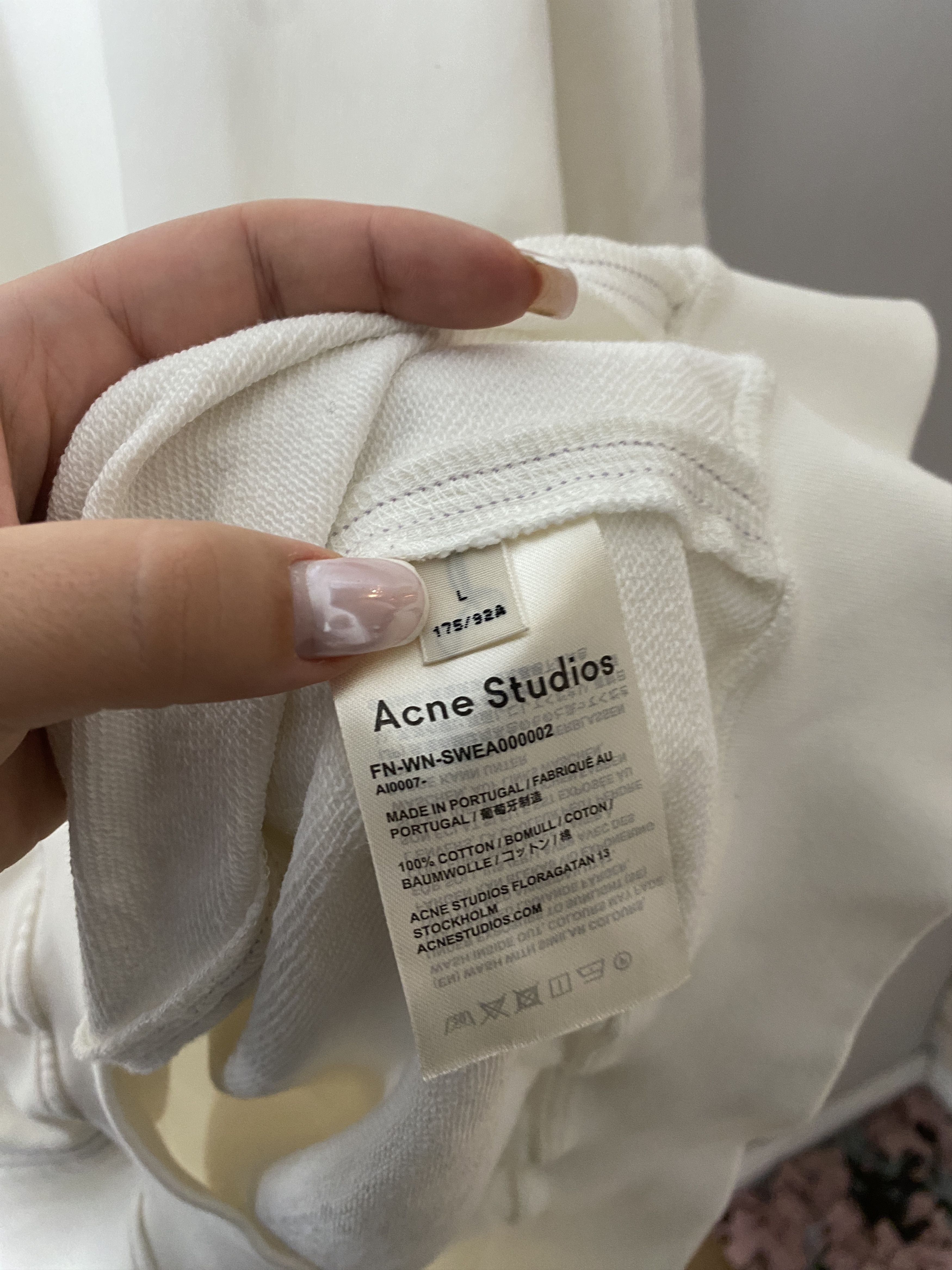Acne Studios Acne Studios small logo sweatshirt crewneck oversized Size US L / EU 52-54 / 3 - 4 Thumbnail