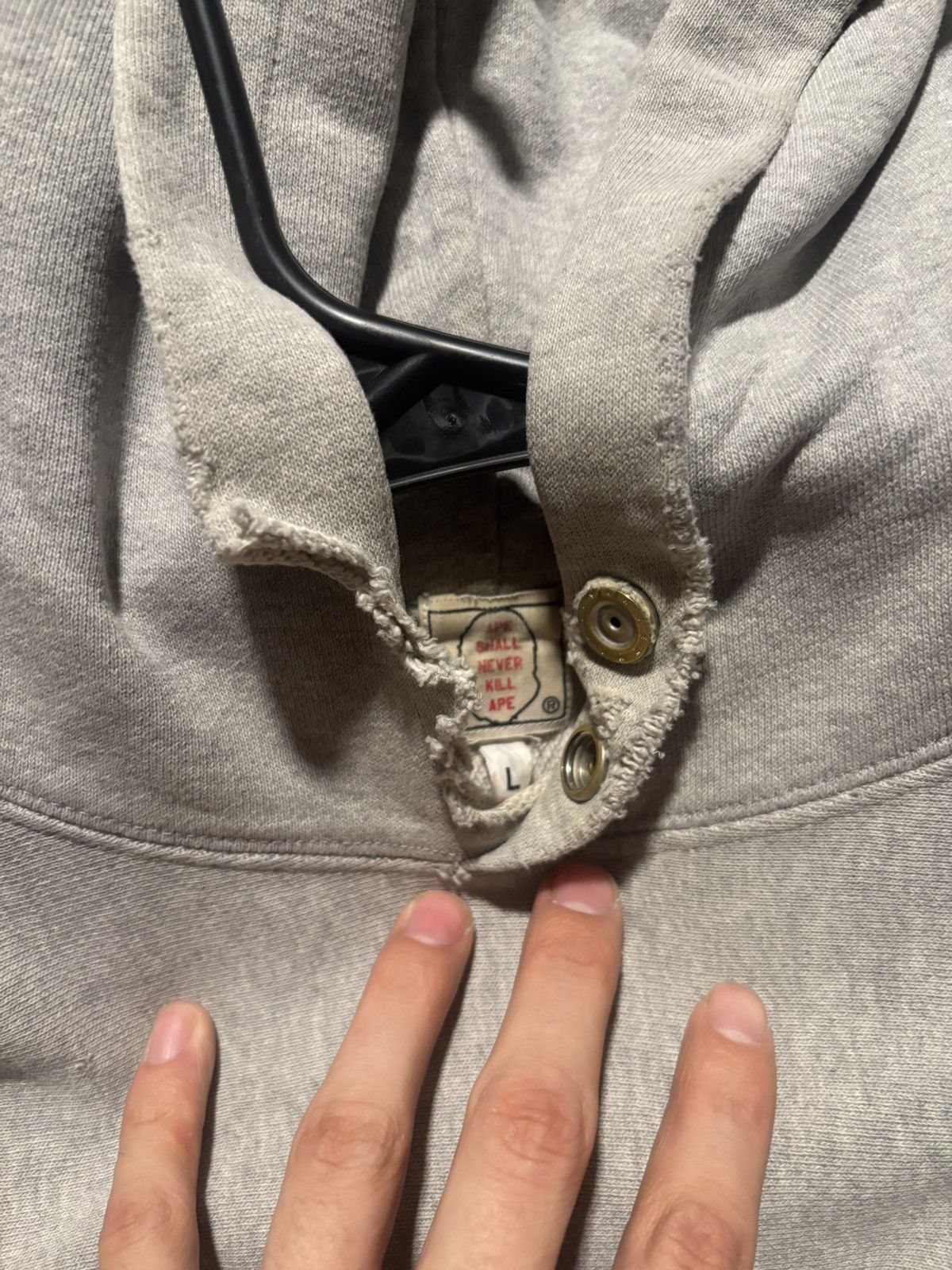 Bape Vintage Bape Pullover Hoodie Size US L / EU 52-54 / 3 - 3 Thumbnail