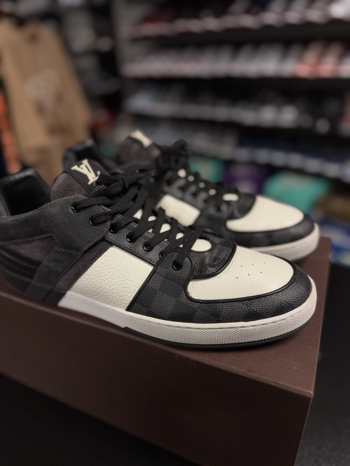 Louis Vuitton Louis Vuitton Graphite Damier Canvas Lowtop 10UK/11US Size US 11 / EU 44 - 4 Thumbnail