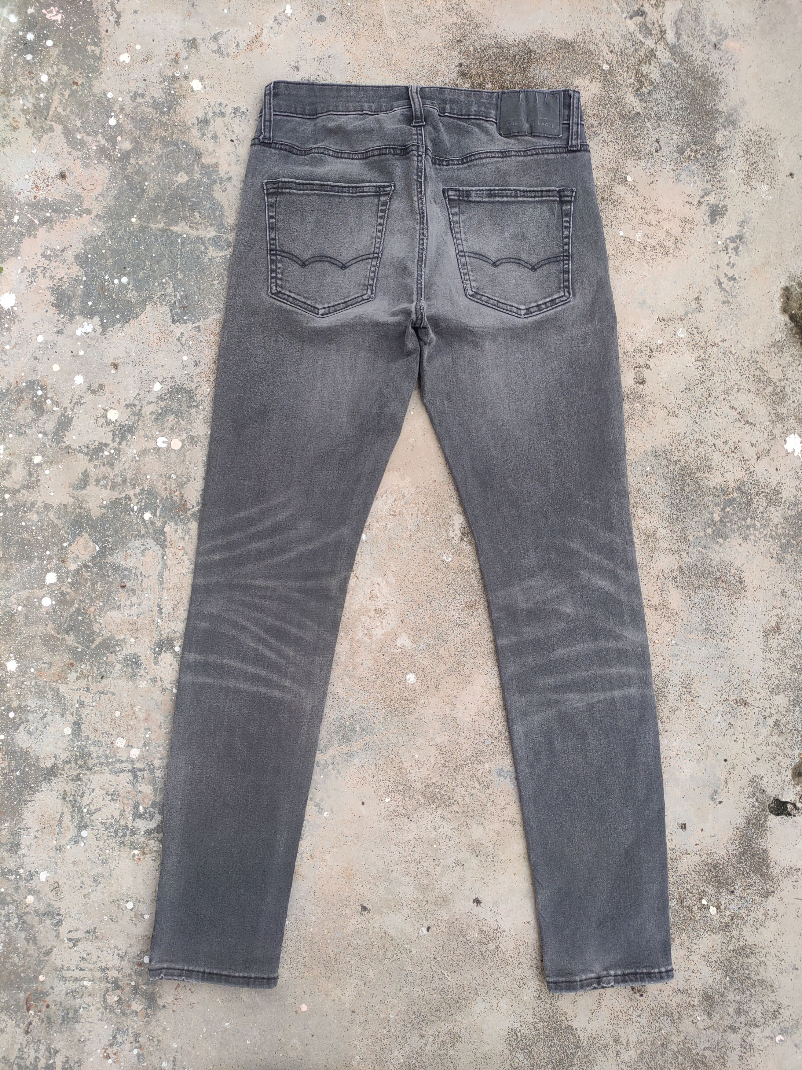Japanese Brand × Jean × Vintage VINTAGE JAPANESE SKINNY FADED DISTRESSED JEANS DENIM PANTS Size US 29 - 7 Thumbnail