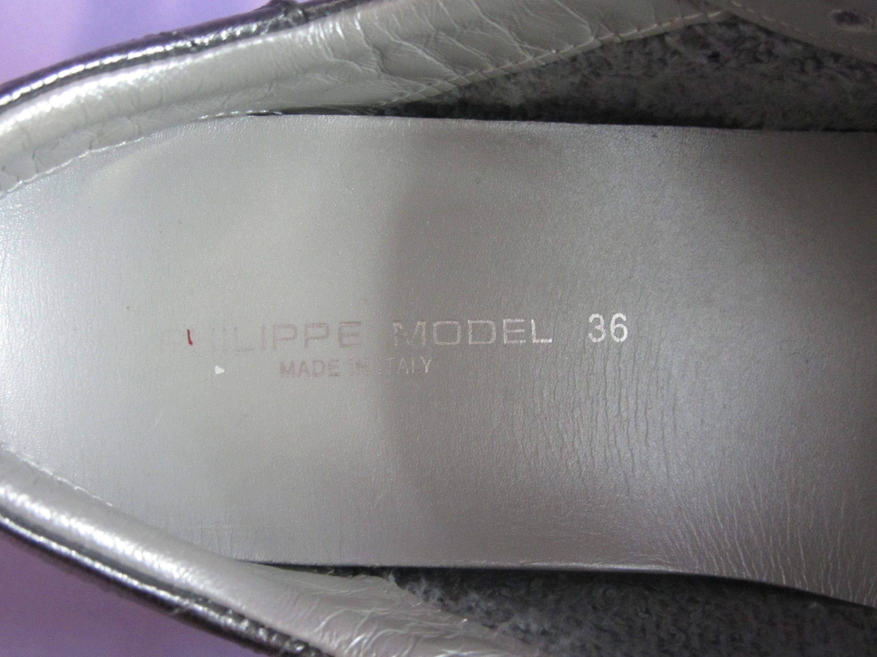 Philippe Model Philippe Model Paris Low Silver Leather Sneakers Size EU 36 Size US 6 / IT 36 - 25 Thumbnail