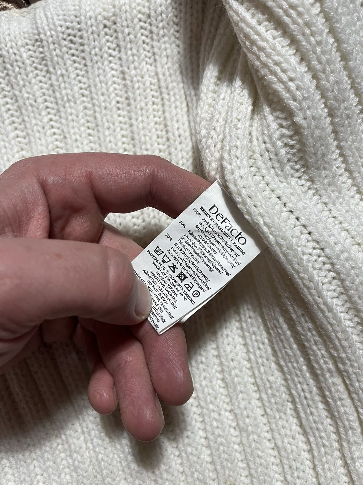 If Six Was Nine × Japanese Brand Y2K Japanese Style Fur Zip Jacket Knit Sleeve Size XL / US 12-14 / IT 48-50 - 8 Thumbnail