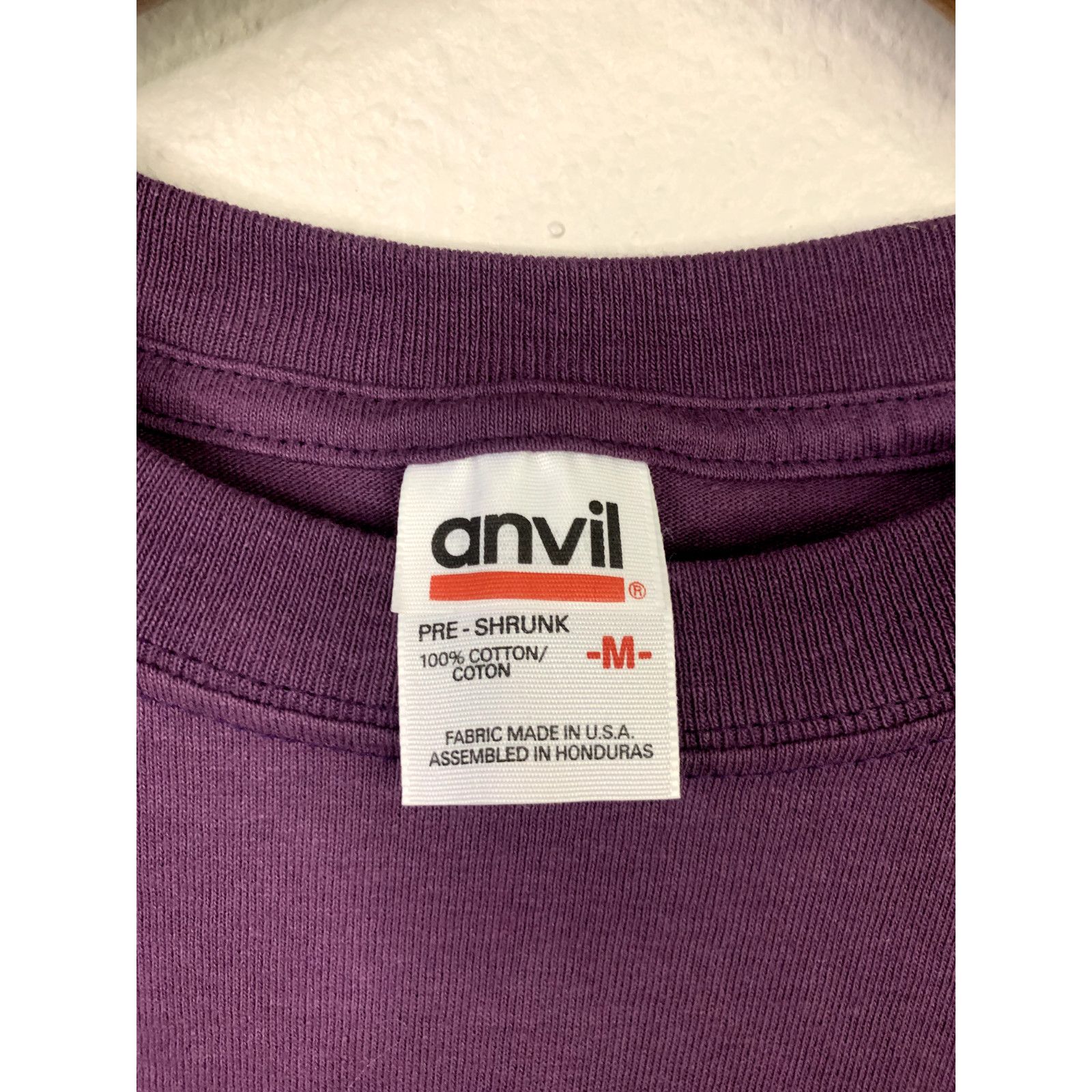 Anvil Vintage Minnesota Shirt MN Flowers Graphic 90s Anvil Purple Size US M / EU 48-50 / 2 - 5 Thumbnail