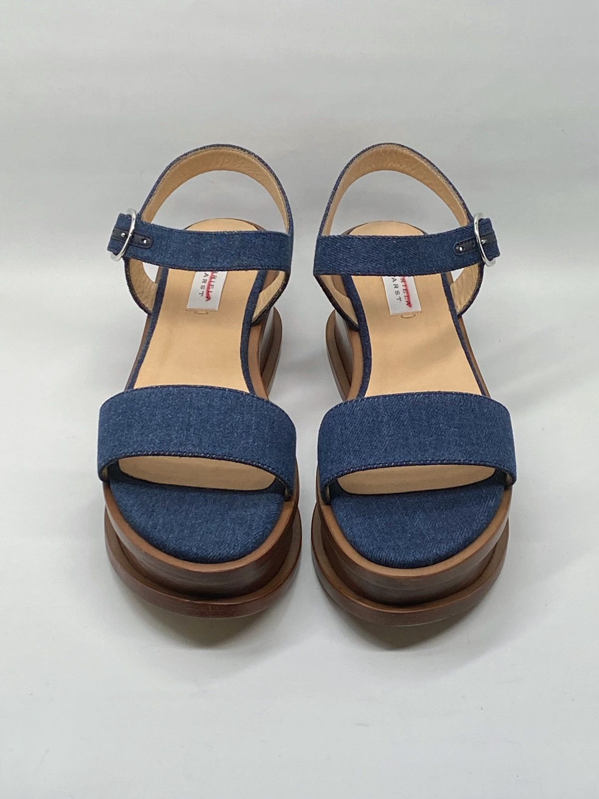 Gabriela Hearst Gabriela Hearst Michael 60MM Denim Wedge Sandals size 41.5 Size US 11.5 / IT 41.5 - 2 Thumbnail