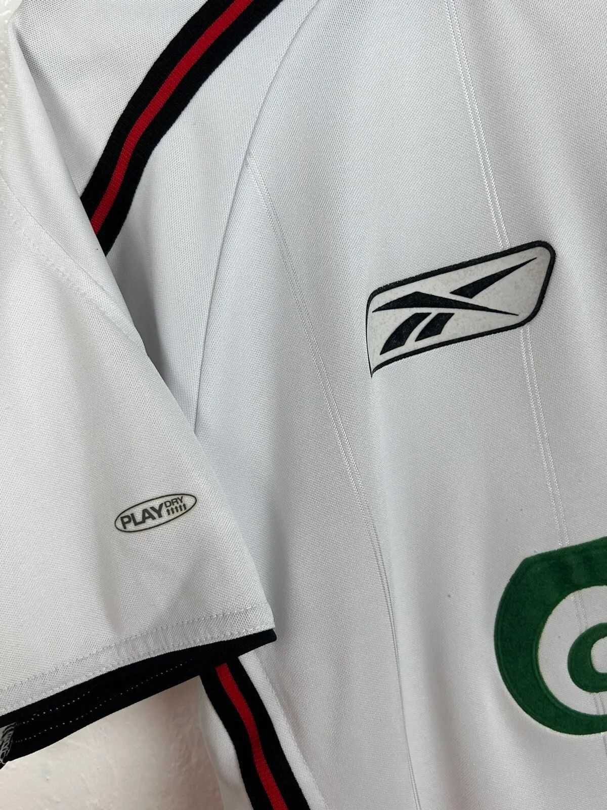 Reebok 00s Vintage Reebok x Liverpool FC 2003/04 Away Kit Jersey Size US XS / EU 42 / 0 - 5 Thumbnail