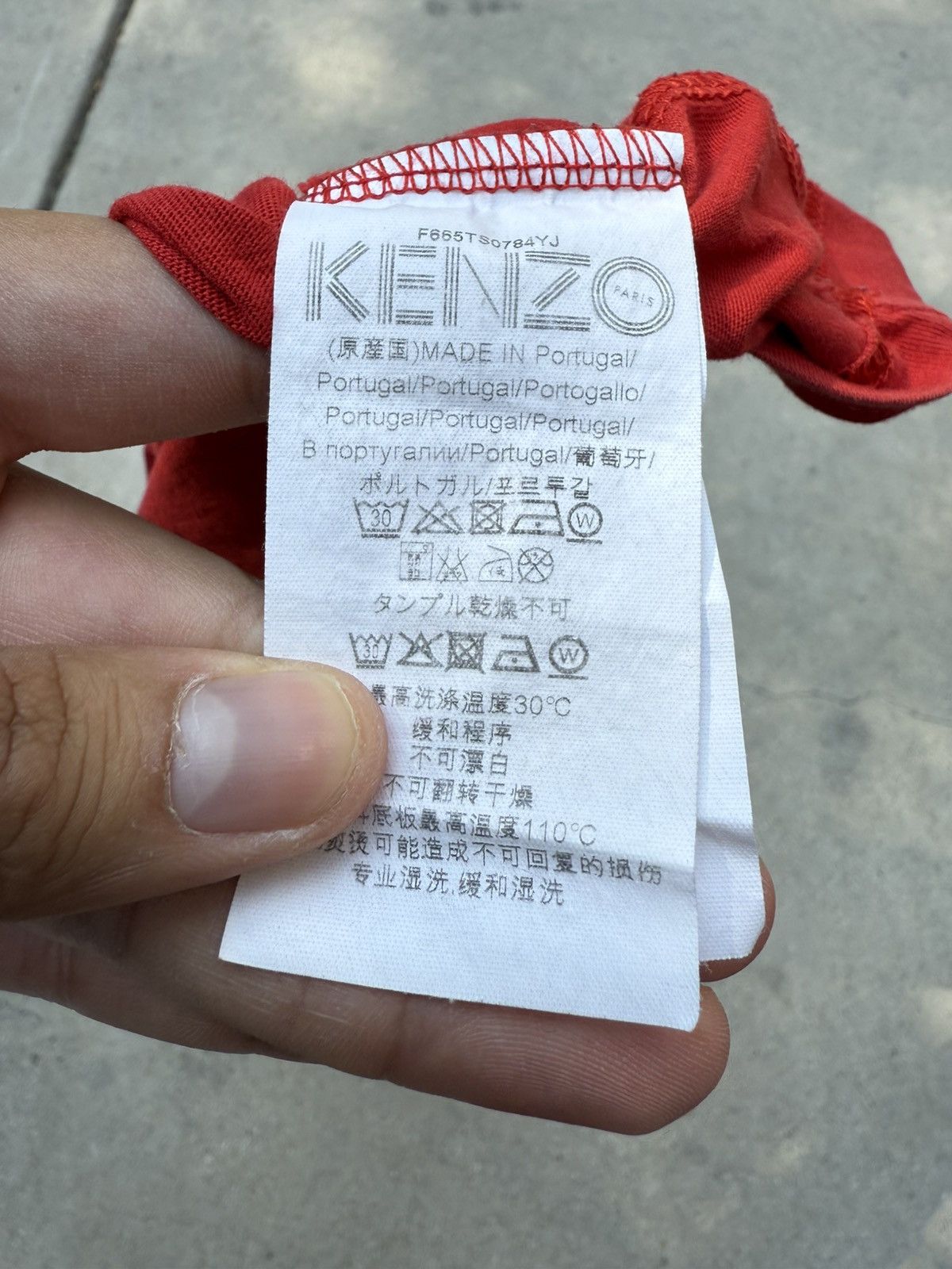 Kenzo Red Kenzo Paris Eiffel Tower T shirt size large Size US L / EU 52-54 / 3 - 4 Thumbnail
