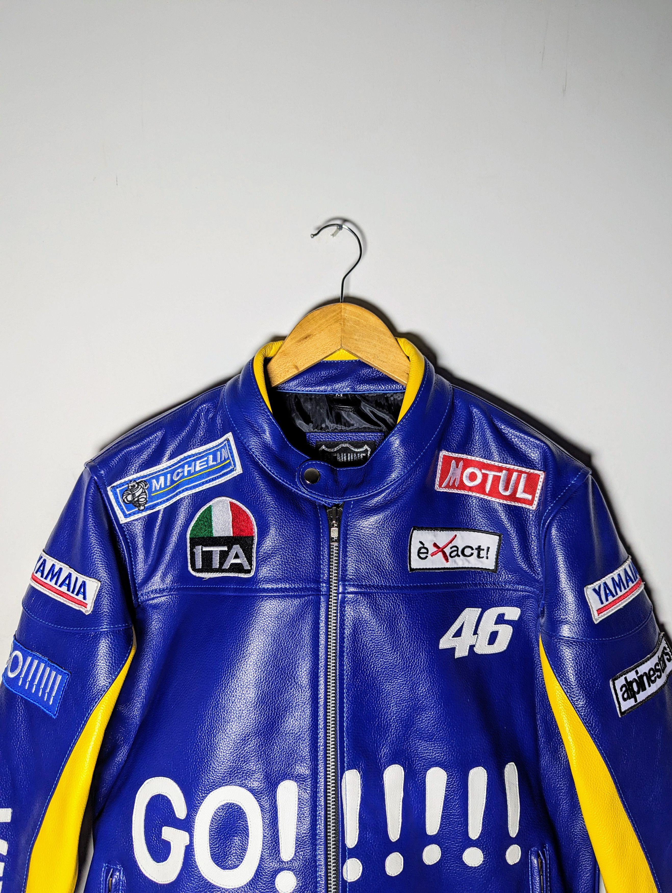 Yamaha 🔥🔥 YAMAHA 🔥🔥 RACING LEATHER JACKET RARE Size US L / EU 52-54 / 3 - 4 Thumbnail