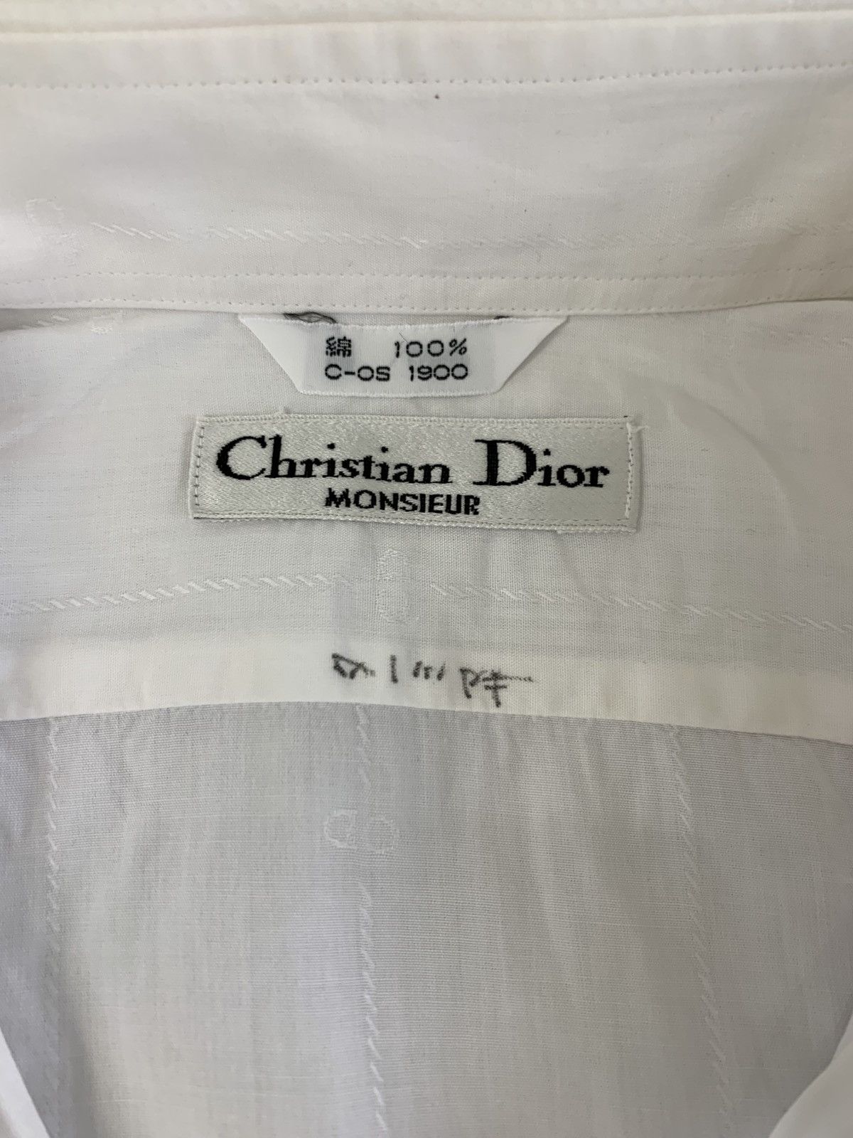 Christian Dior Monsieur Vintage CD monsieur white button up shirt monogram Size US M / EU 48-50 / 2 - 5 Thumbnail