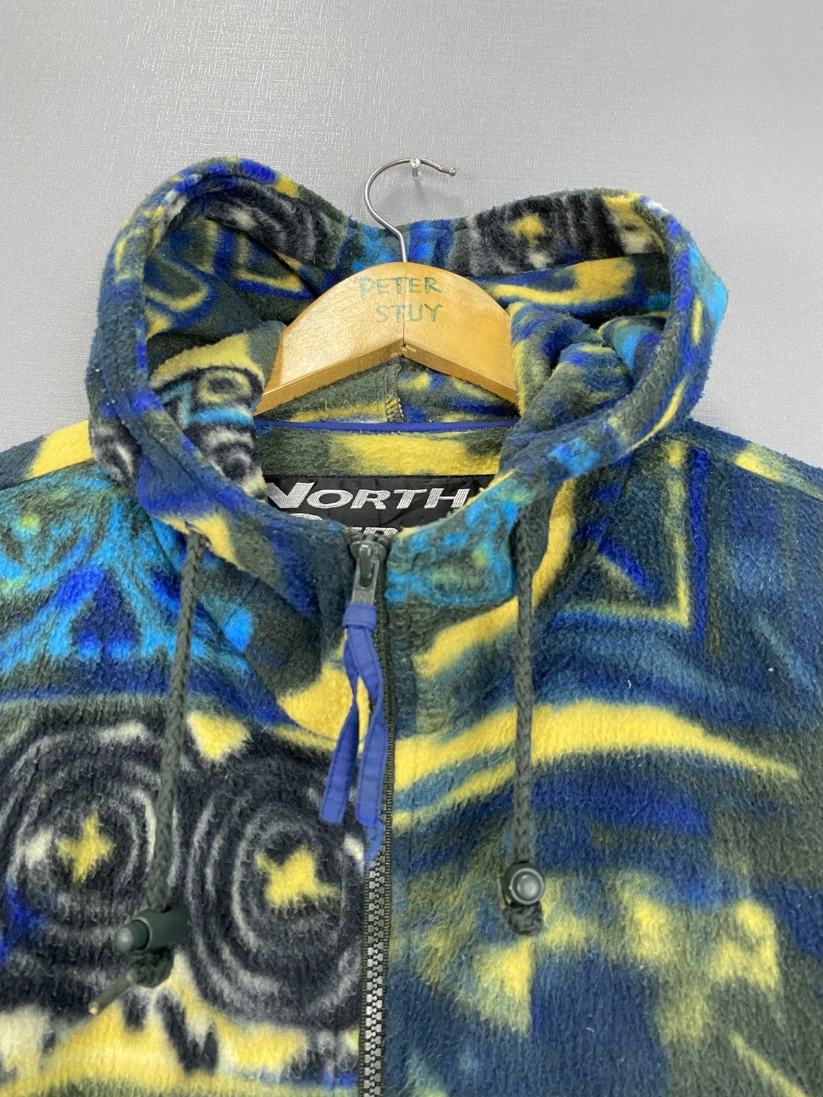 Japanese Brand × Vintage Vintage North Stream Printed fleece Hoodie Size US L / EU 52-54 / 3 - 6 Thumbnail