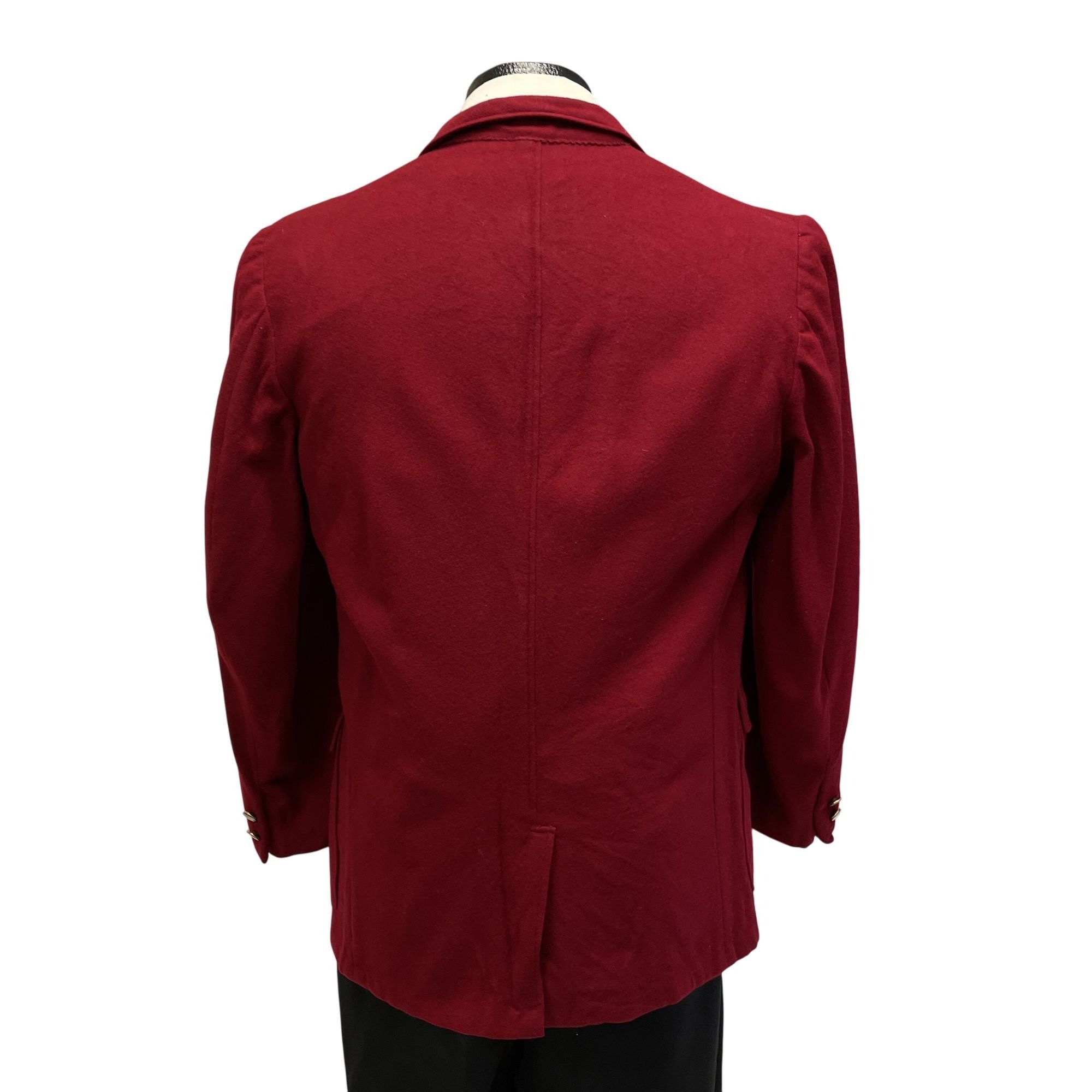 Other Vtg University Shop Metcalf's True RED Christmas Sport Coat Size 38S - 4 Thumbnail